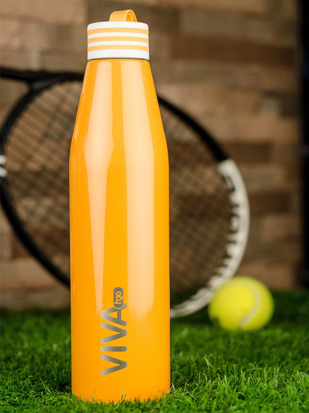 

VIVA h2o Orange Solid Stainless Steel Vaccum Insulated Water Bottle