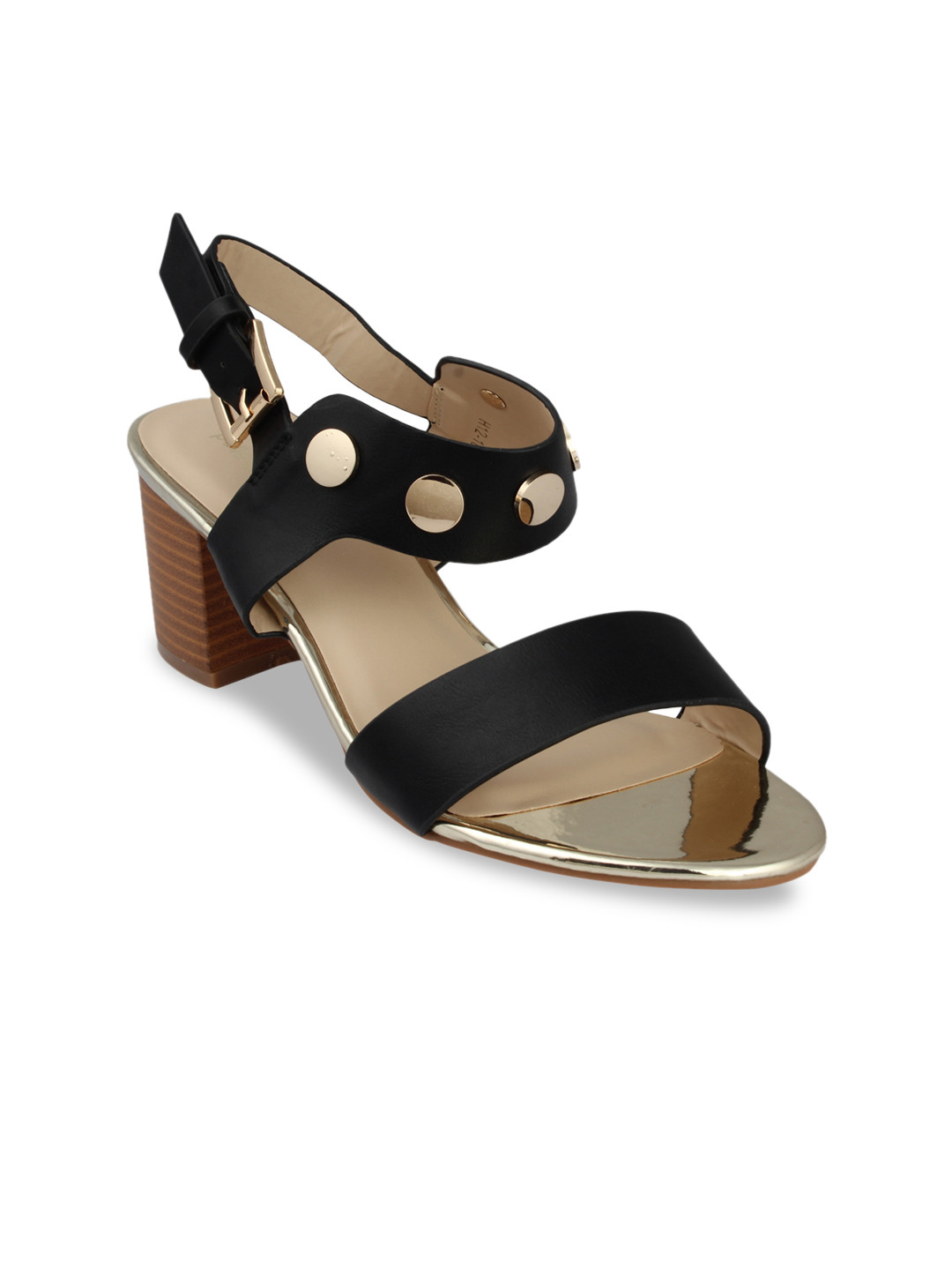

pelle albero Women Black Solid Heels