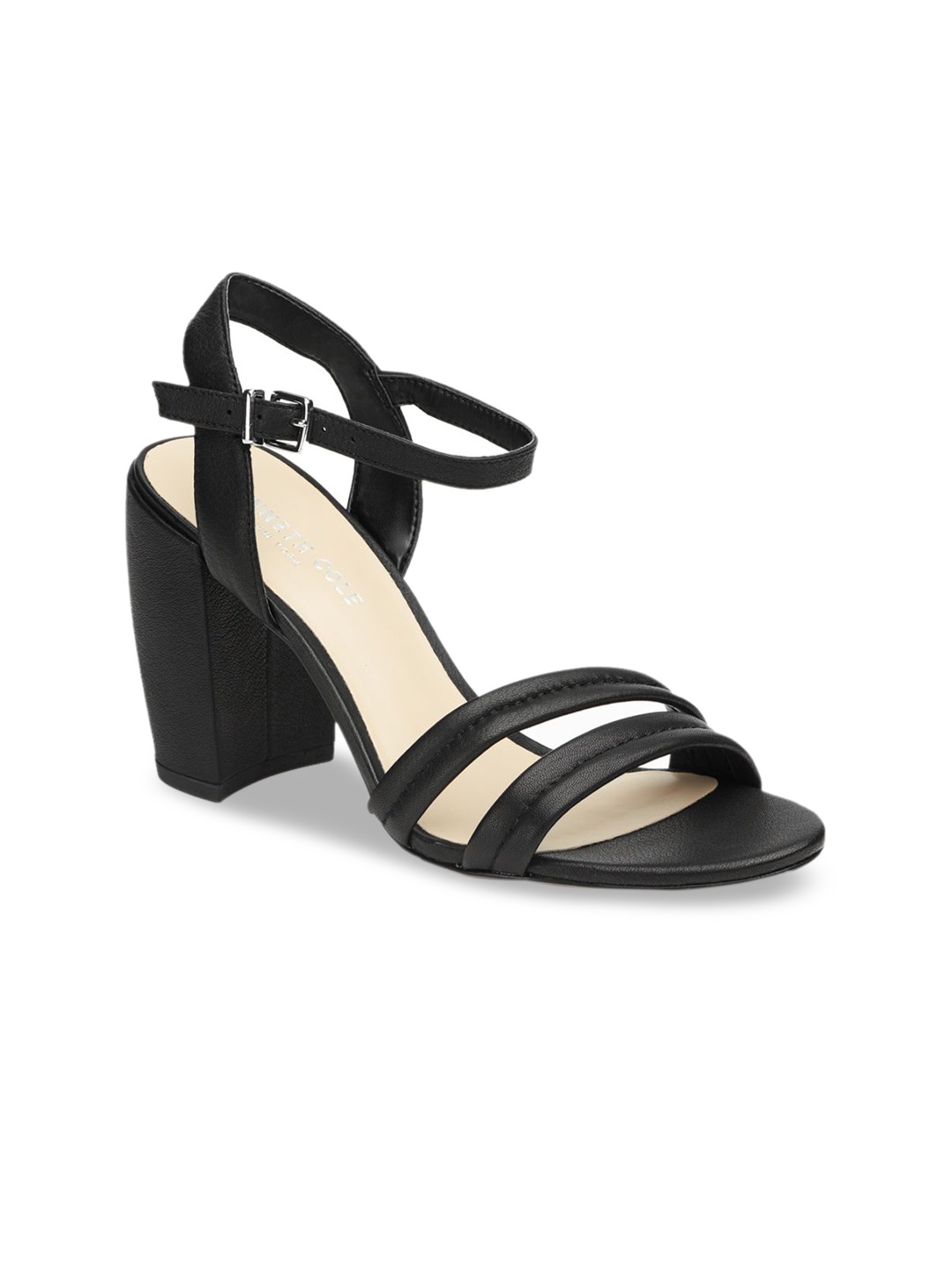 

Kenneth Cole Women Black Solid Leather Heels