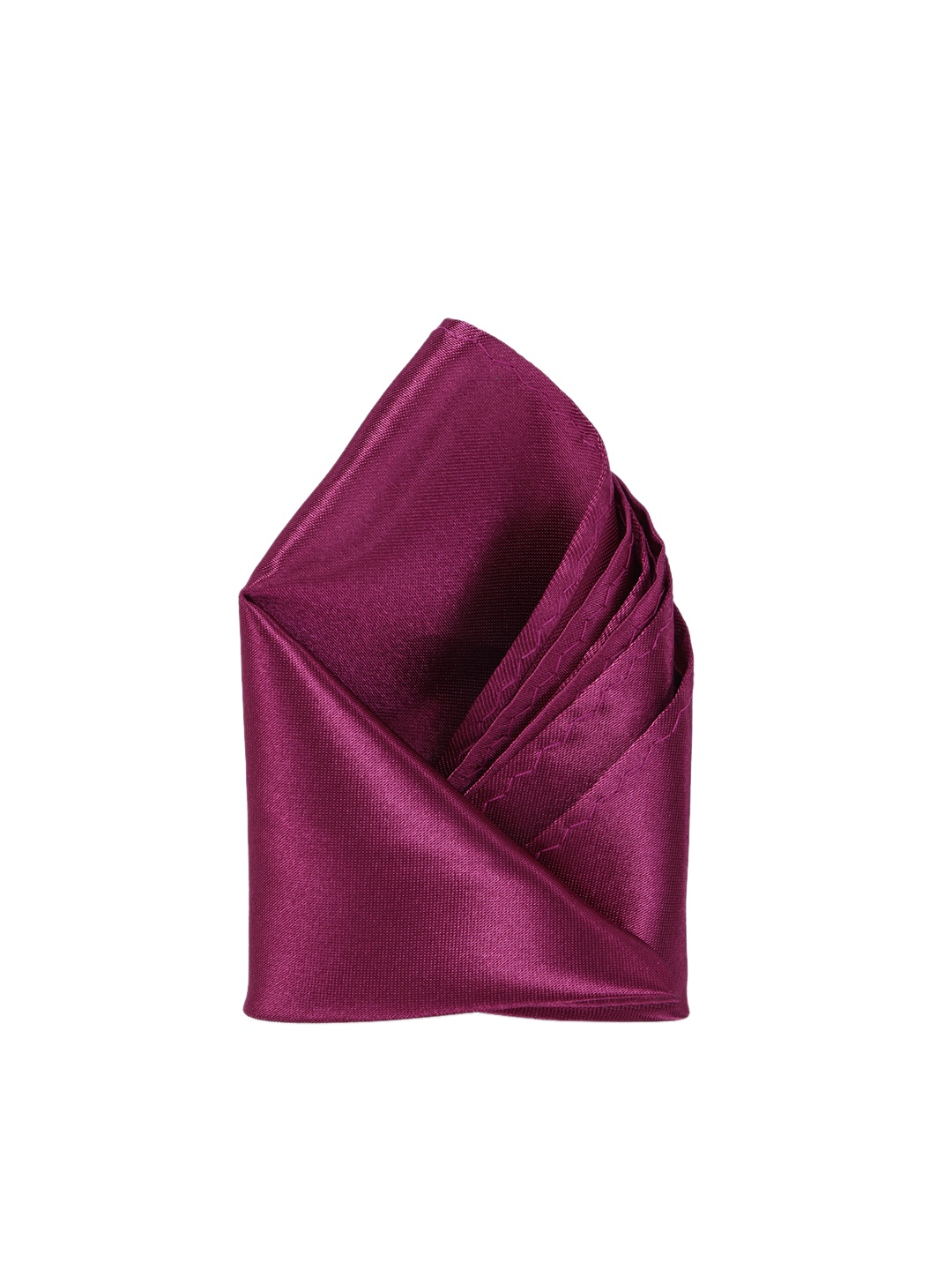 

Calvadoss Men Magenta Solid Pocket Square