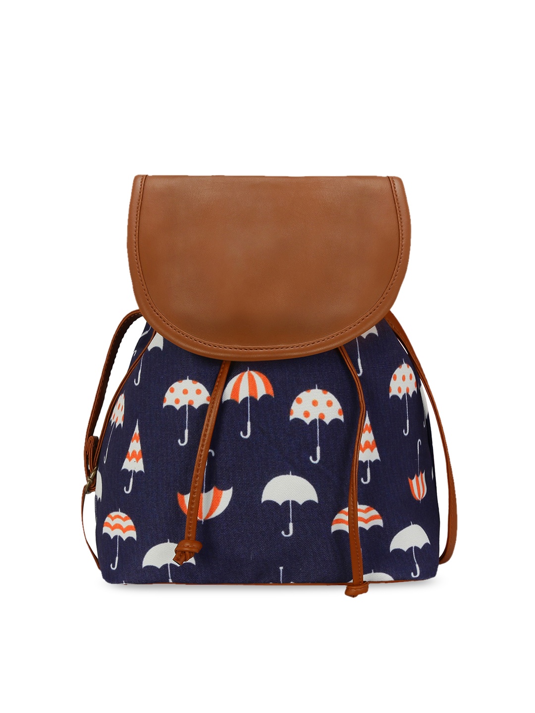 

KLEIO Navy Blue Printed Sling Bag