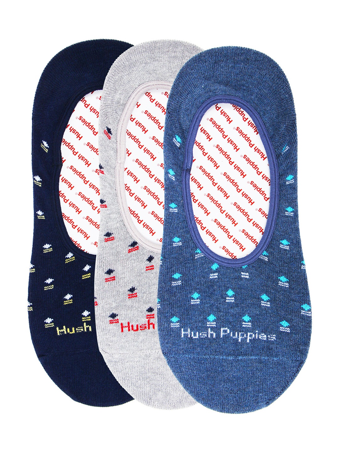 

Hush Puppies Men Pack of 3 Assorted Shoe Liners