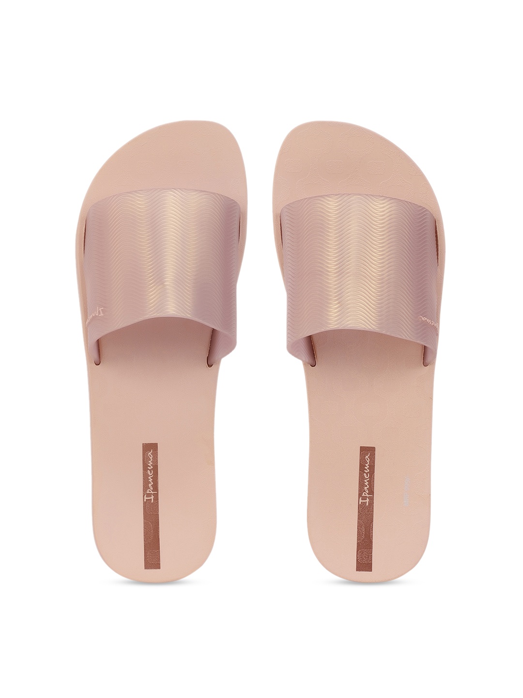 

iPanema Women Pink Self Design Sliders