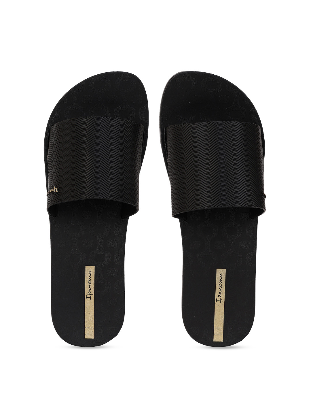 

iPanema Women Black Self Design Sliders