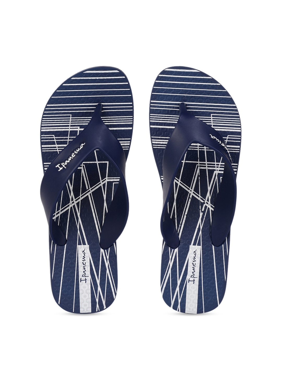 

iPanema Men Blue Printed Thong Flip-Flops