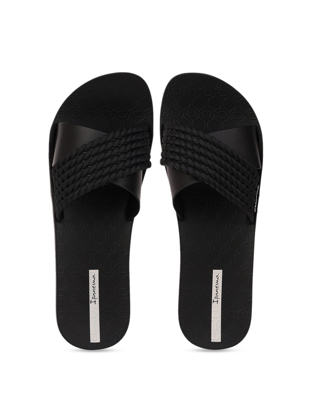

iPanema Women Black Self Design Sliders