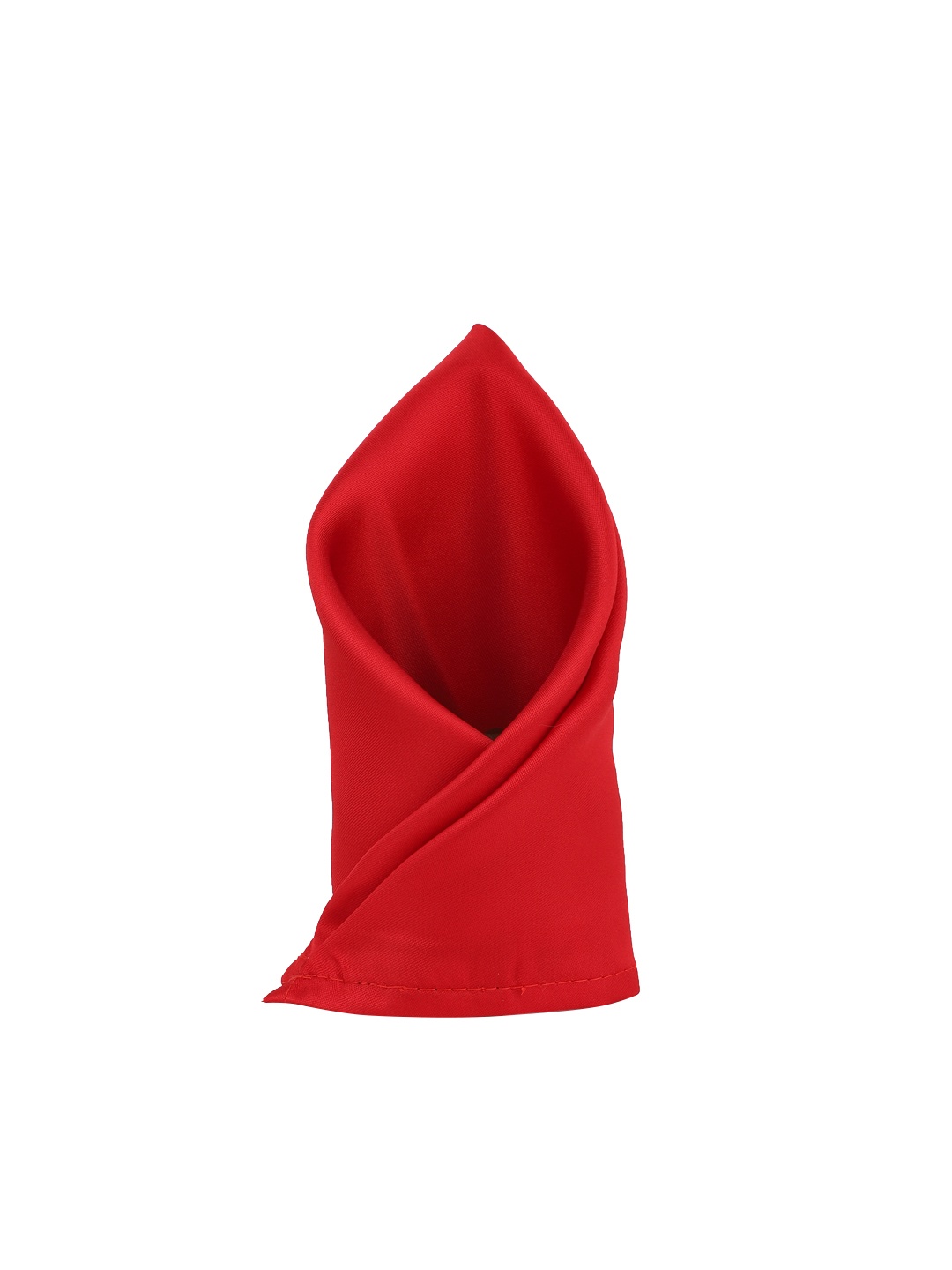 

Peter England Men Red Solid Pocket Square