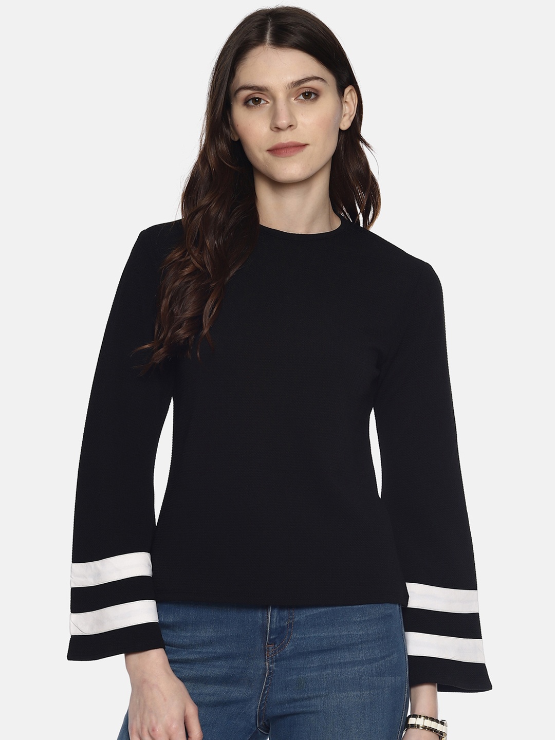 

AARA Women Black Solid Top