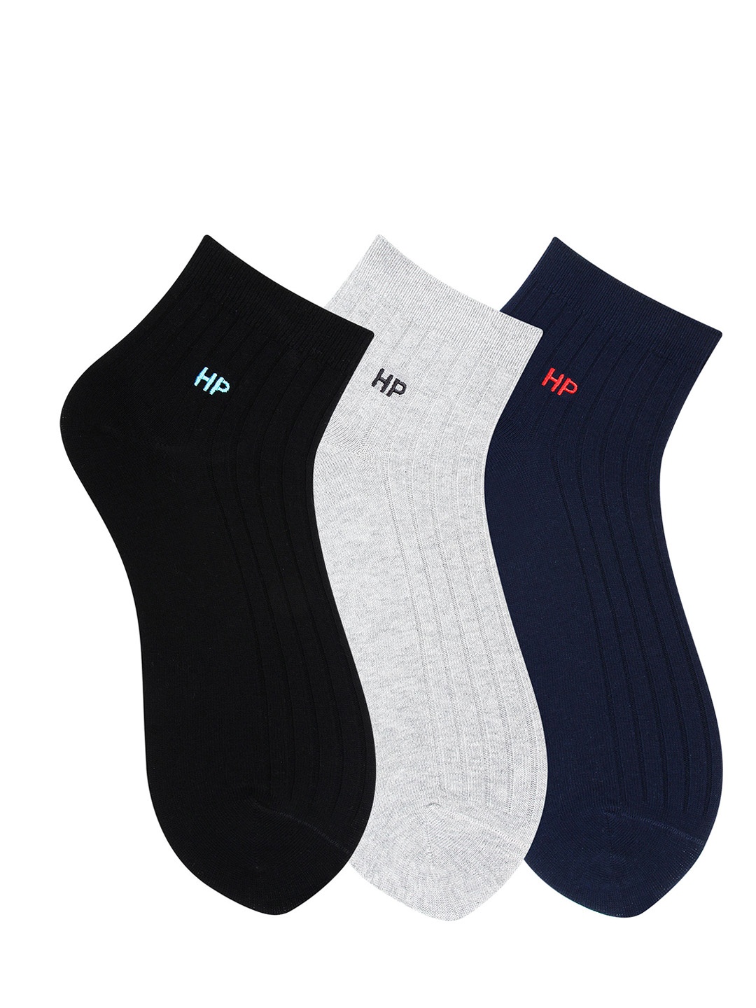 

Hush Puppies Men Pack of 3 Assorted Ankle-Length Socks