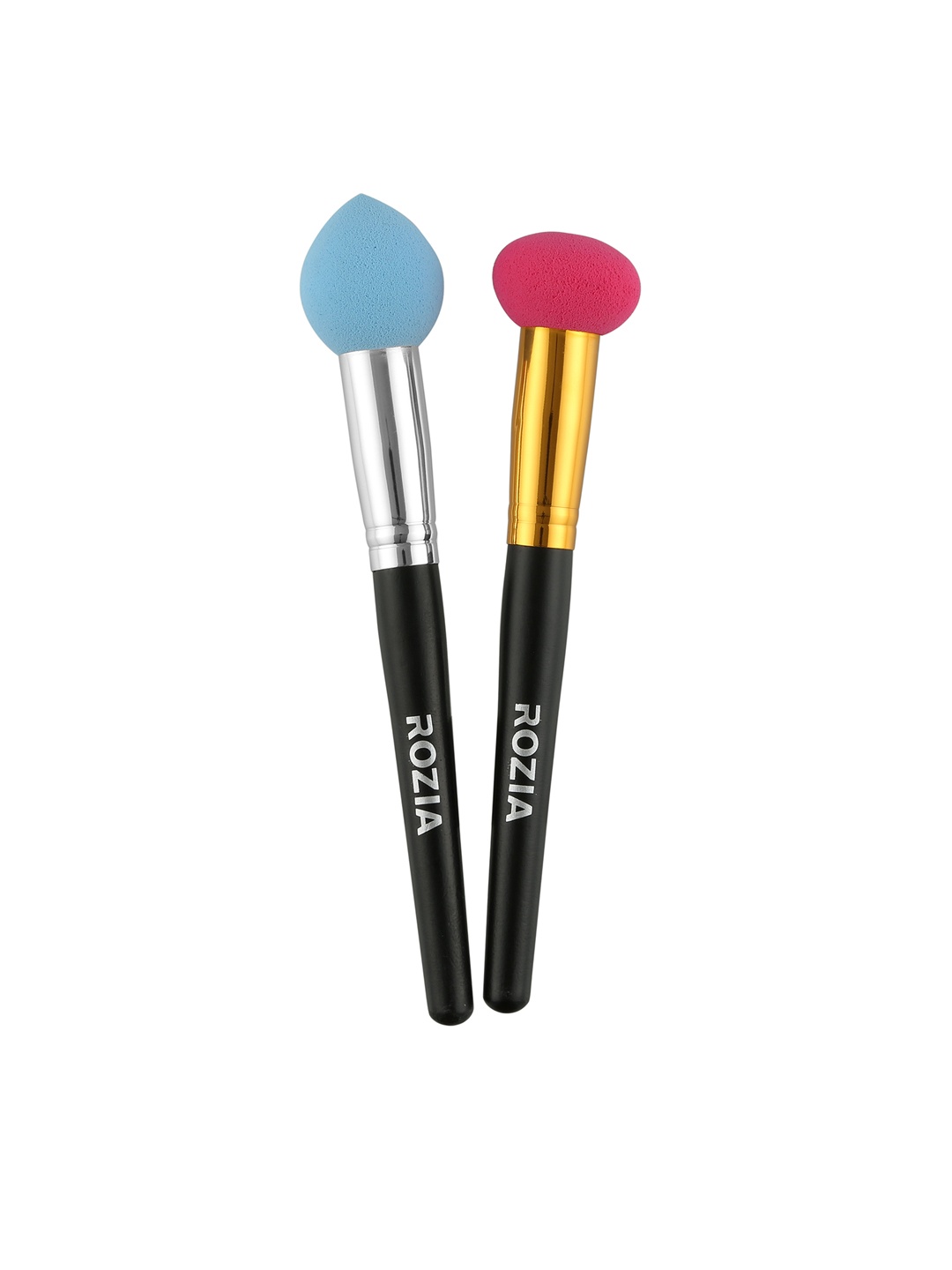 

Rozia Set of 2 Cosmetic Makeup Blender Sponge, Black