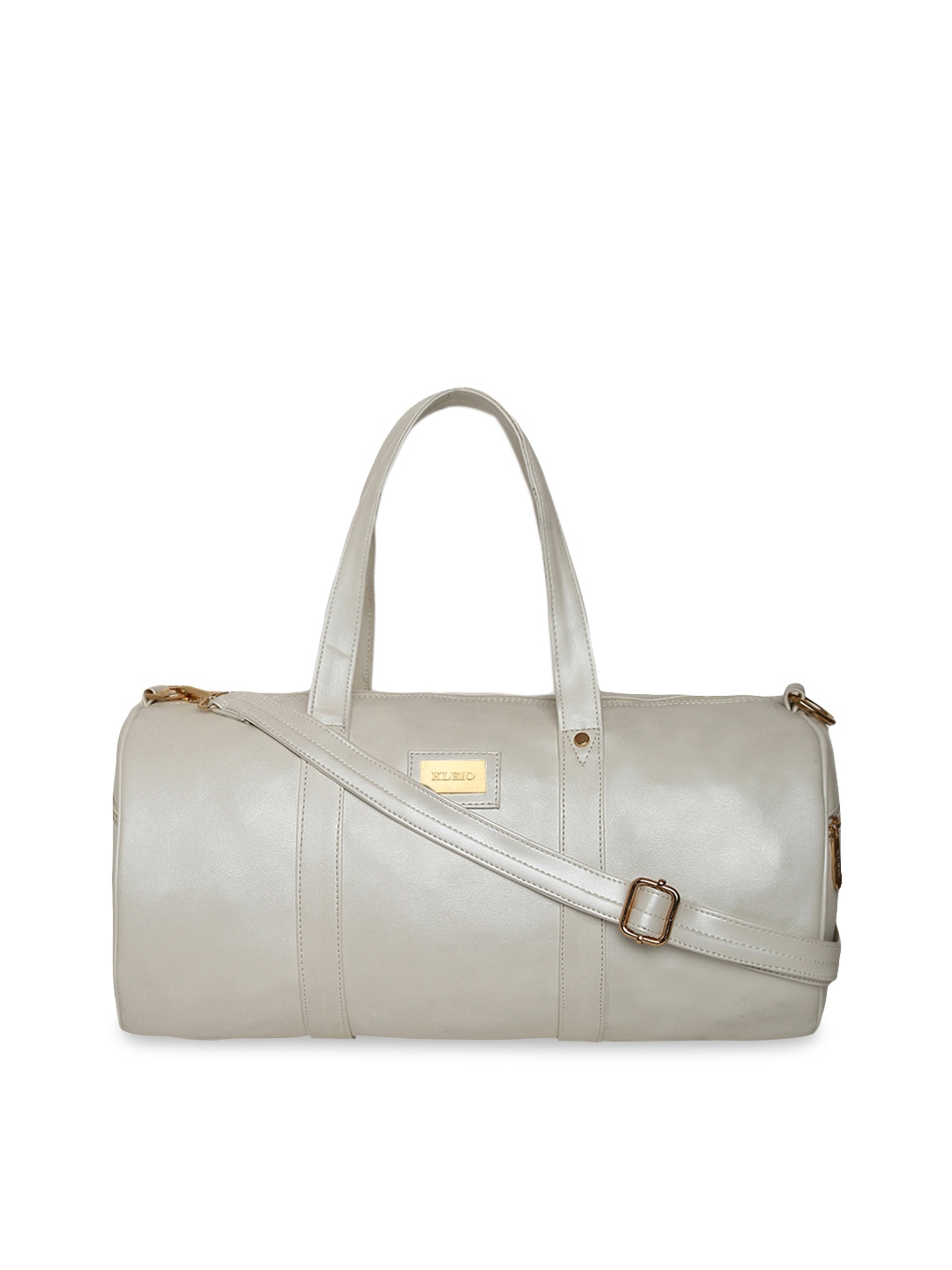 

KLEIO Unisex Vegan Gym Duffle Bag, Grey