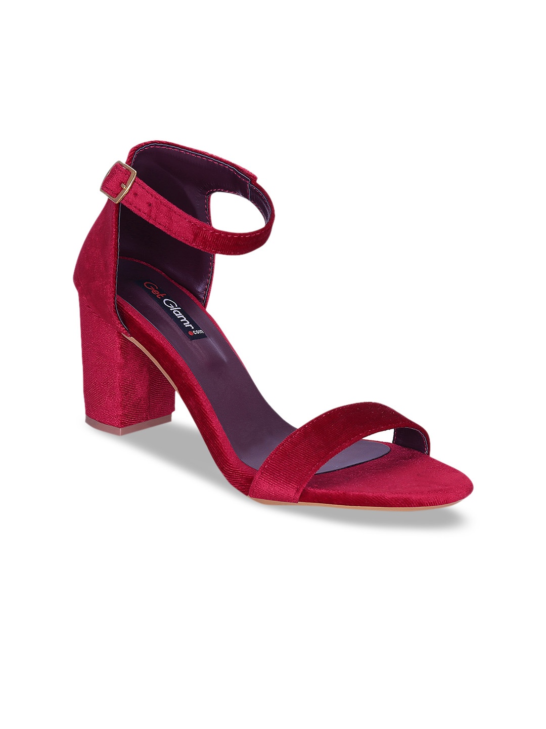 

Get Glamr Women Pink Solid Sandals