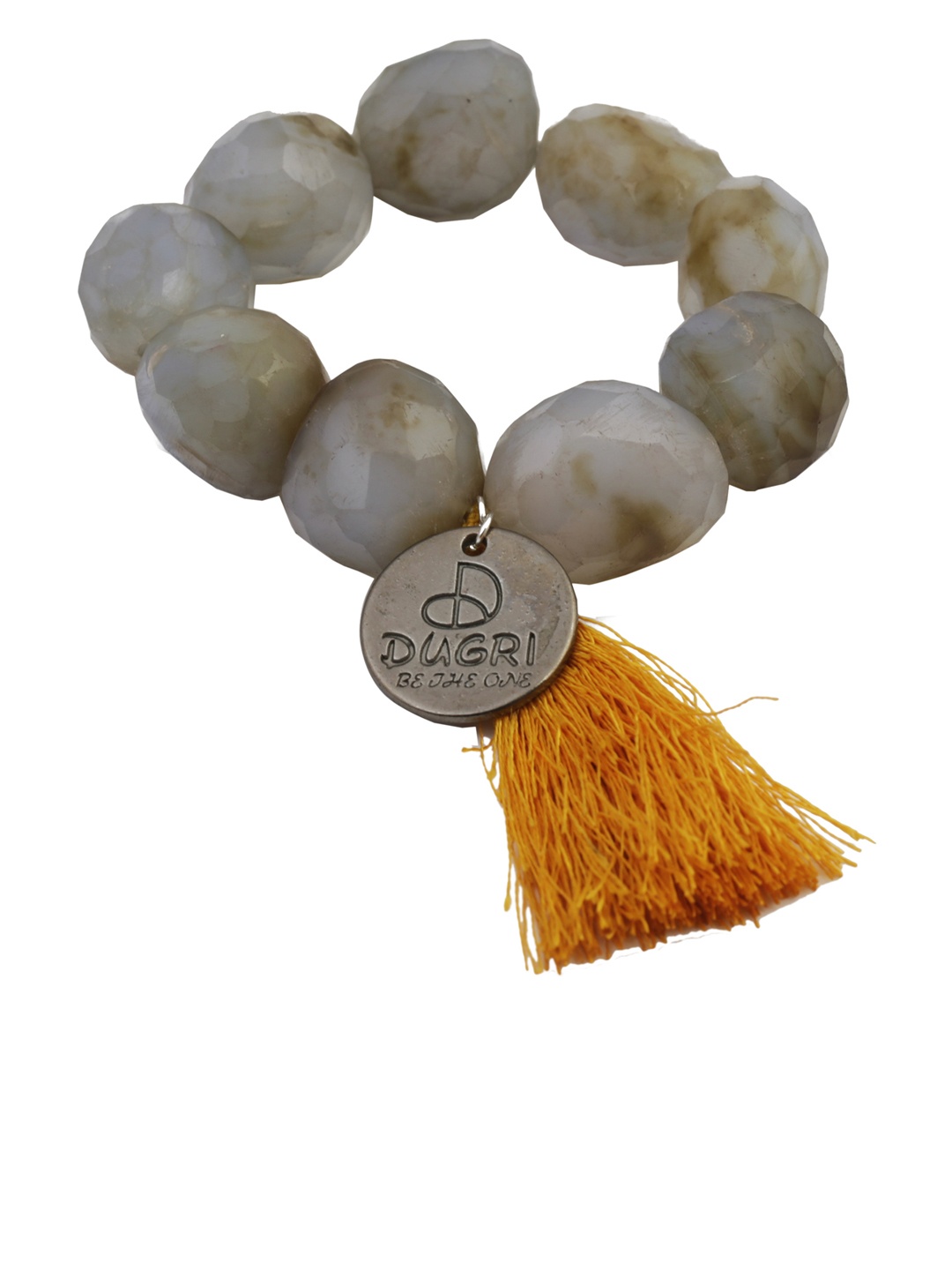 

DUGRISTYLE Women Yellow Amber & Amythst Bracelet