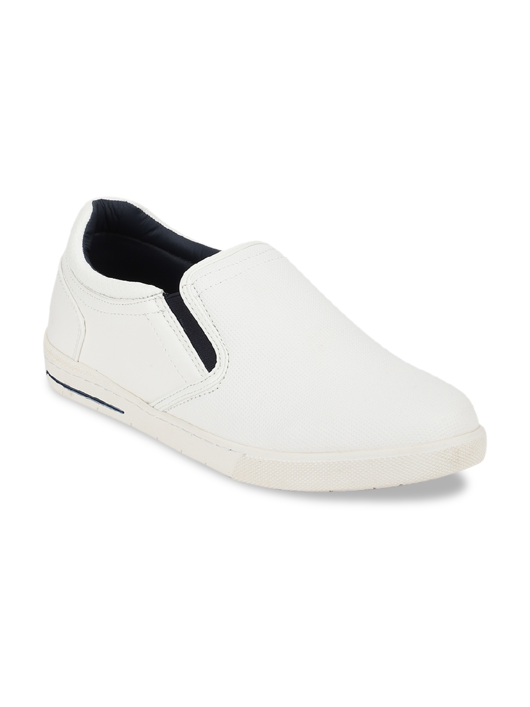 

Allen Solly Men White Solid Slip-On Sneakers