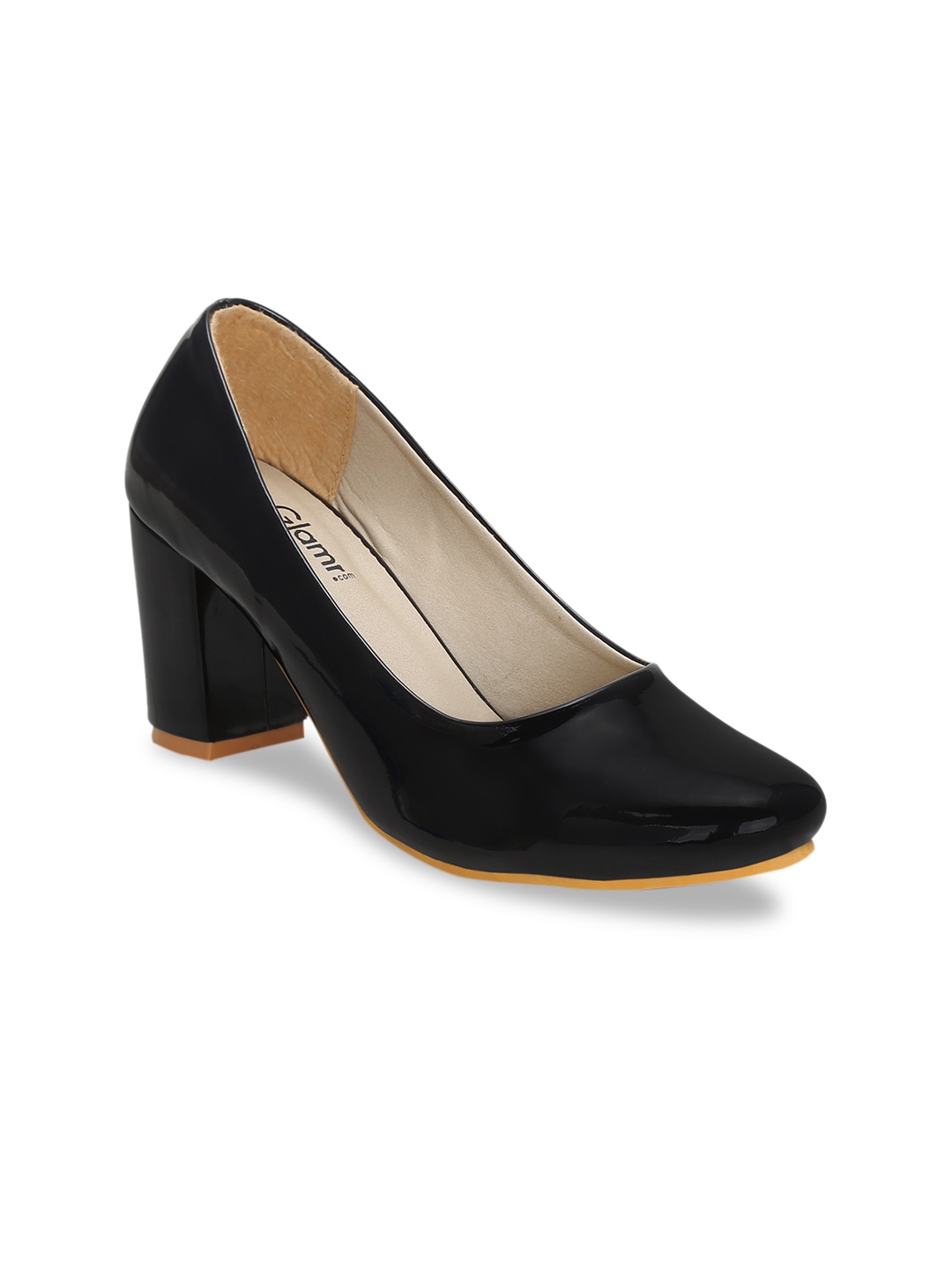 

Get Glamr Women Black Solid Pumps