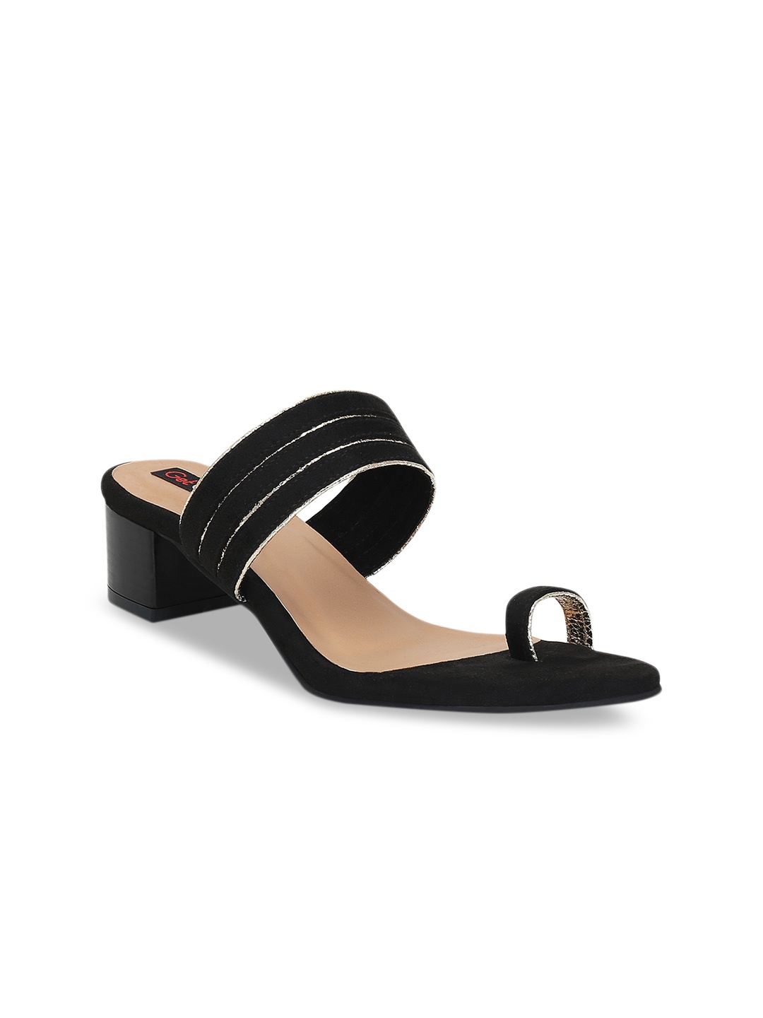 

Get Glamr Women Black Solid Heels