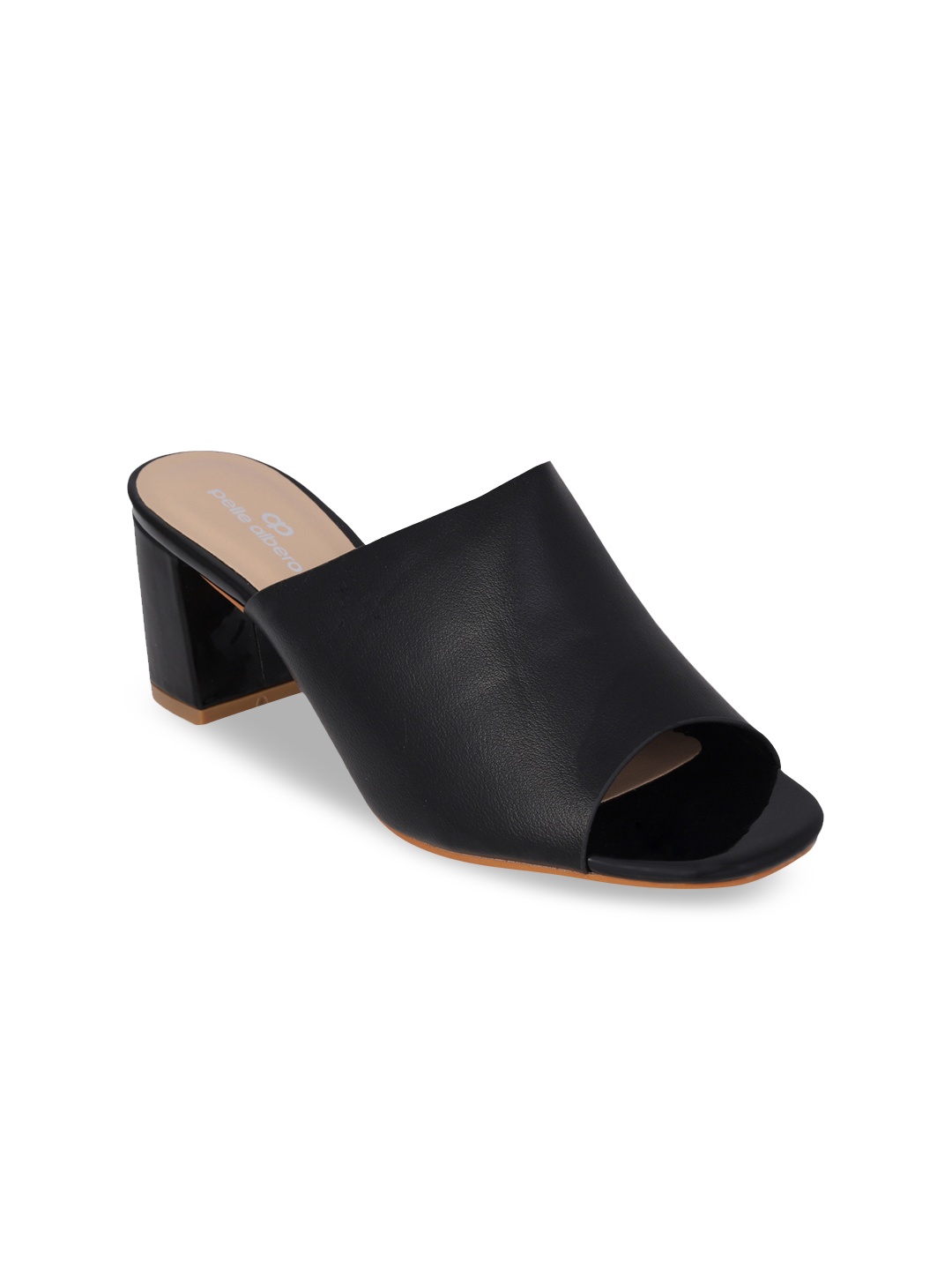 

pelle albero Women Black Solid Heels