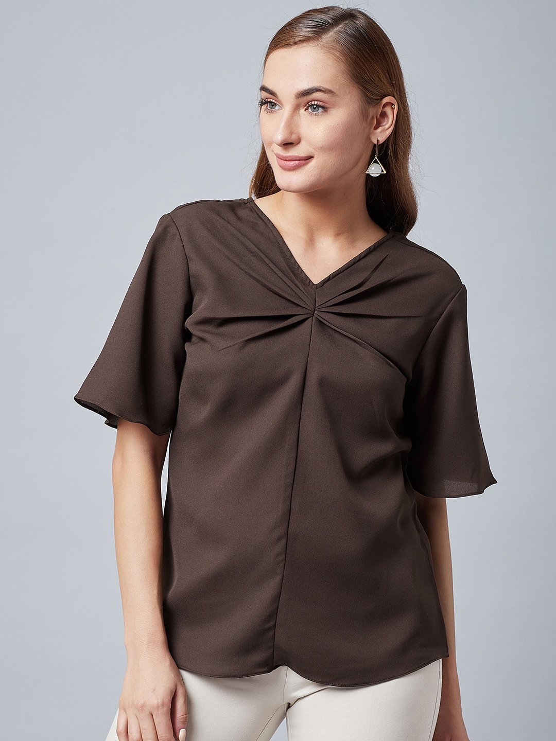 

Athena Women Brown Solid Top