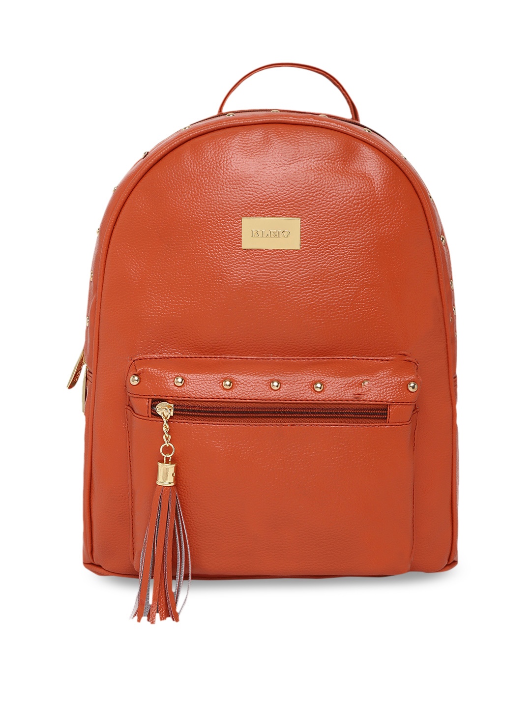 

KLEIO Women Vegan Studded Backpack, Tan