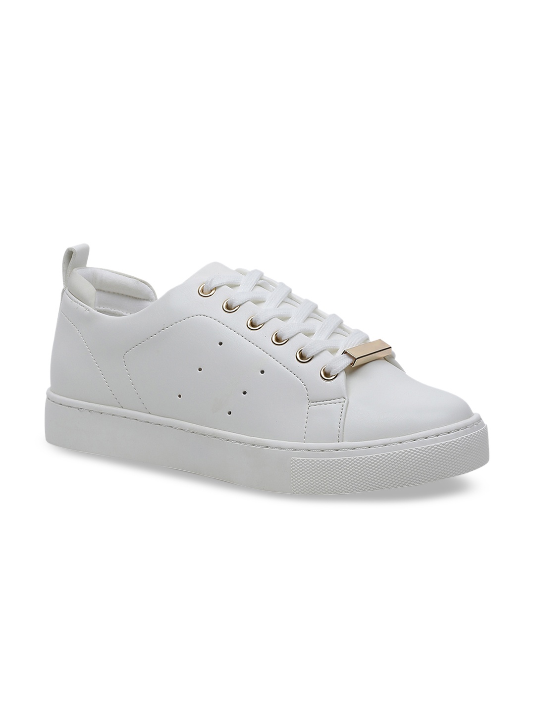 

ALDO Women White Solid Sneakers