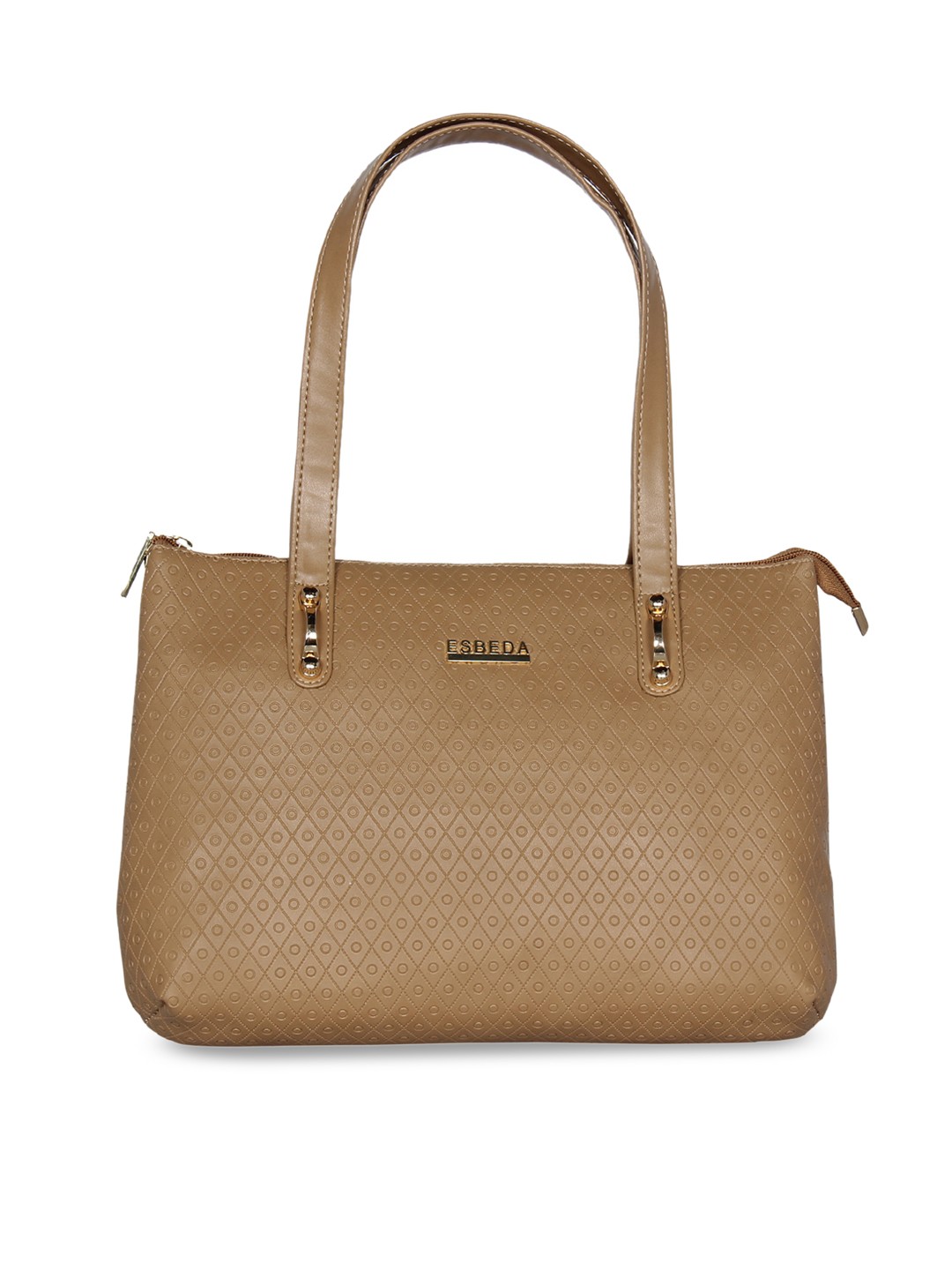 

ESBEDA Beige Textured Shoulder Bag