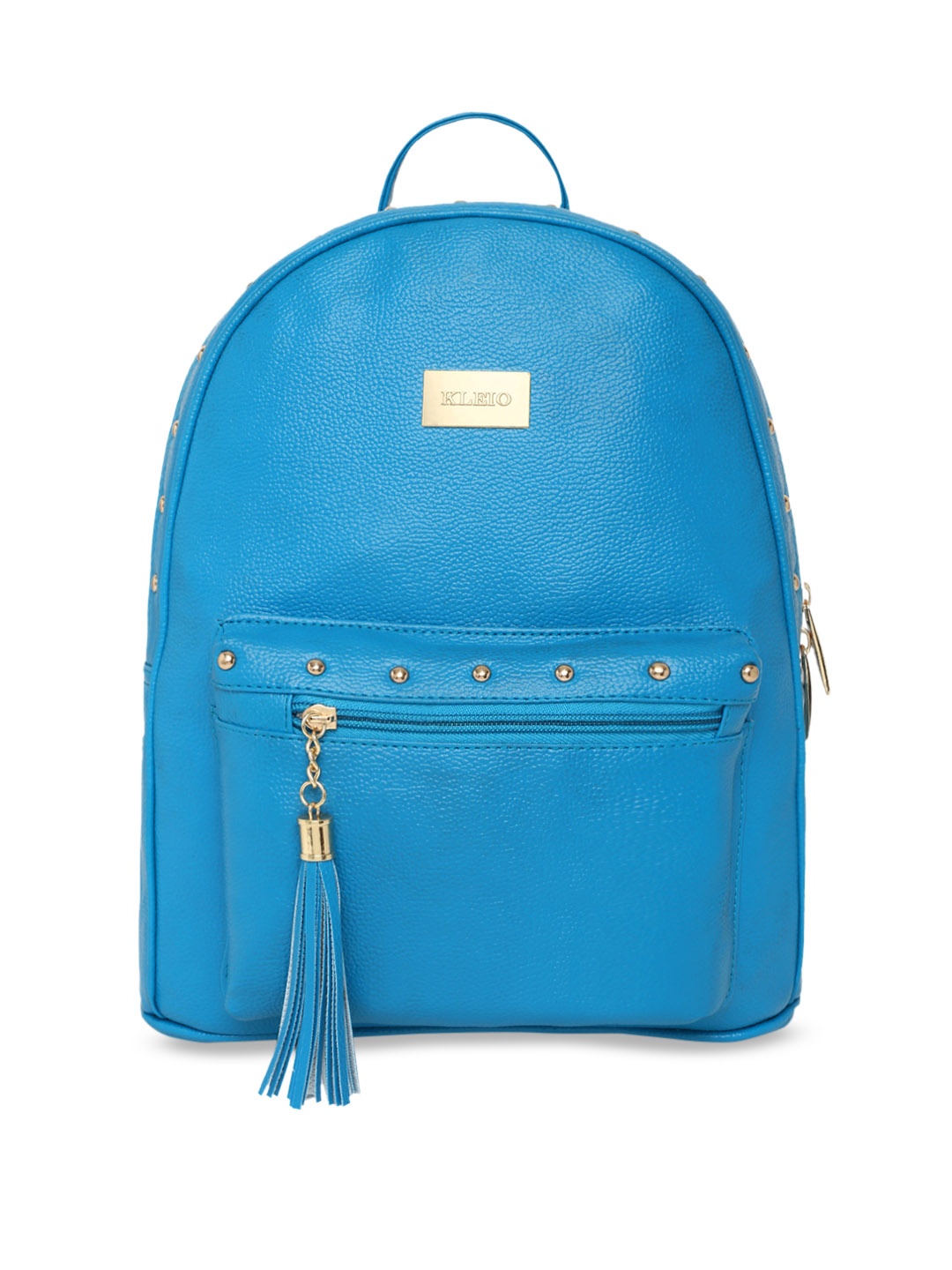

KLEIO Designer Women Vegan Studded Backpack, Blue