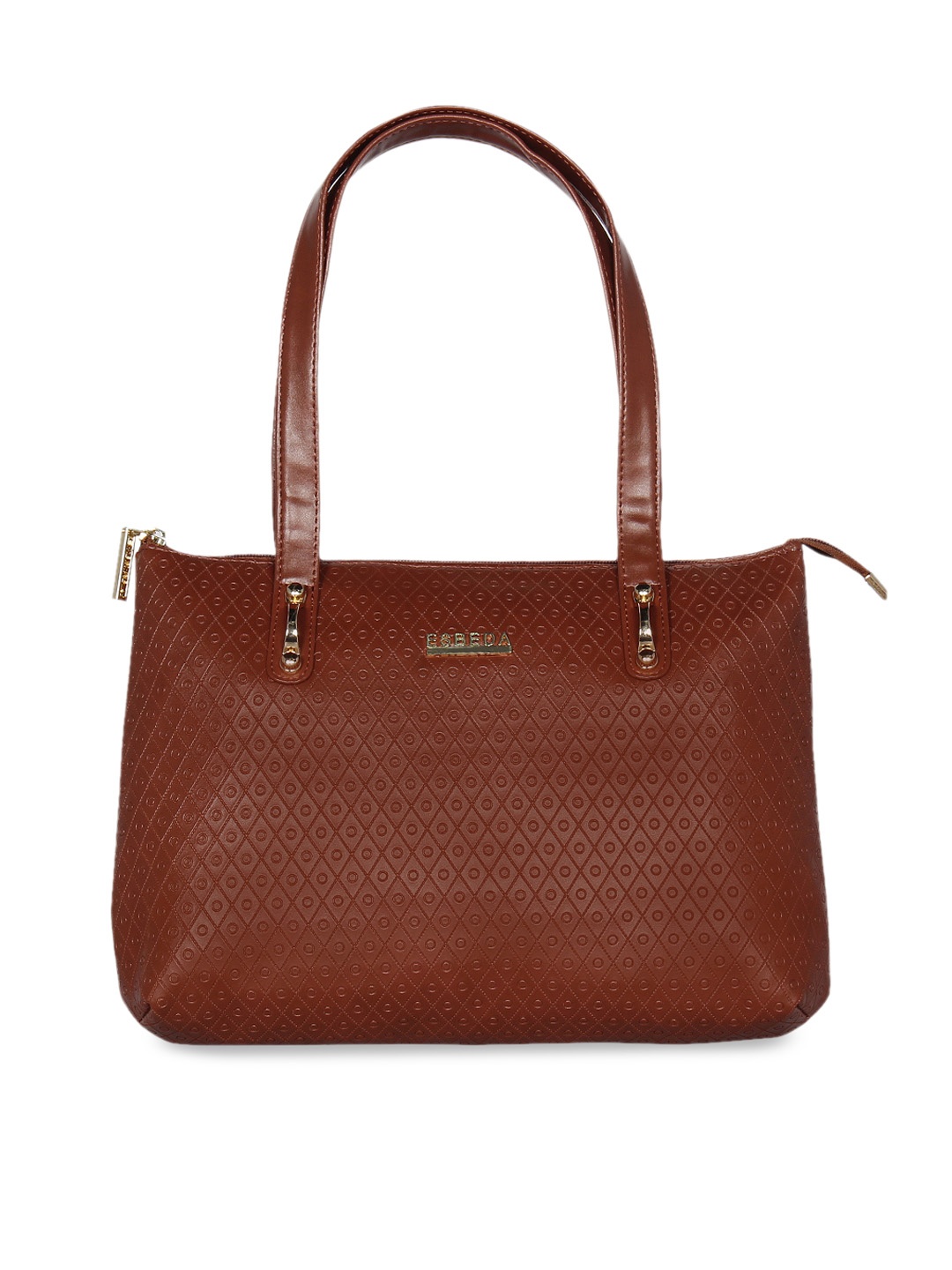 

ESBEDA Brown Textured Shoulder Bag