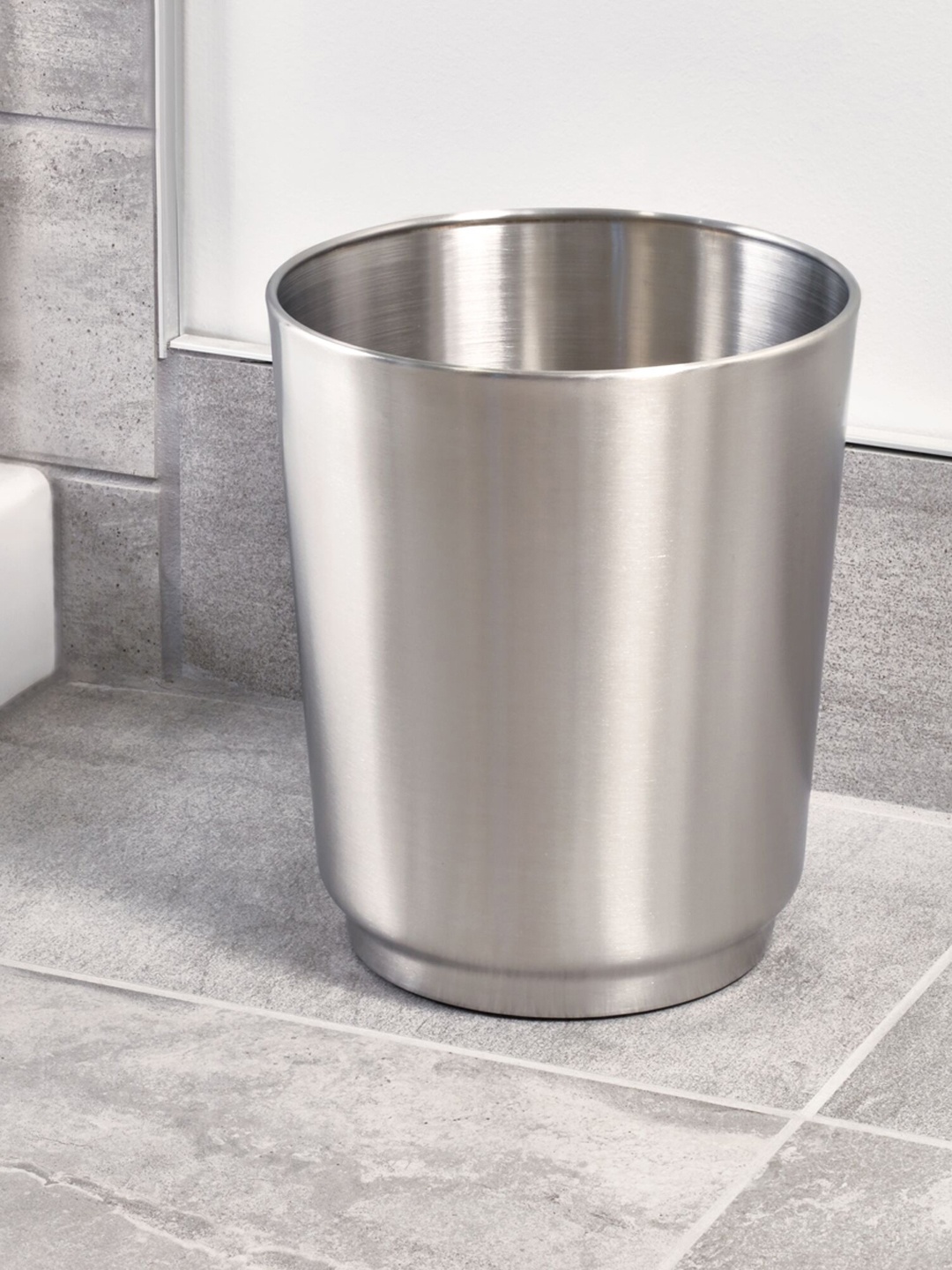 

InterDesign Unisex Silver-Toned Stainless Steel Bin
