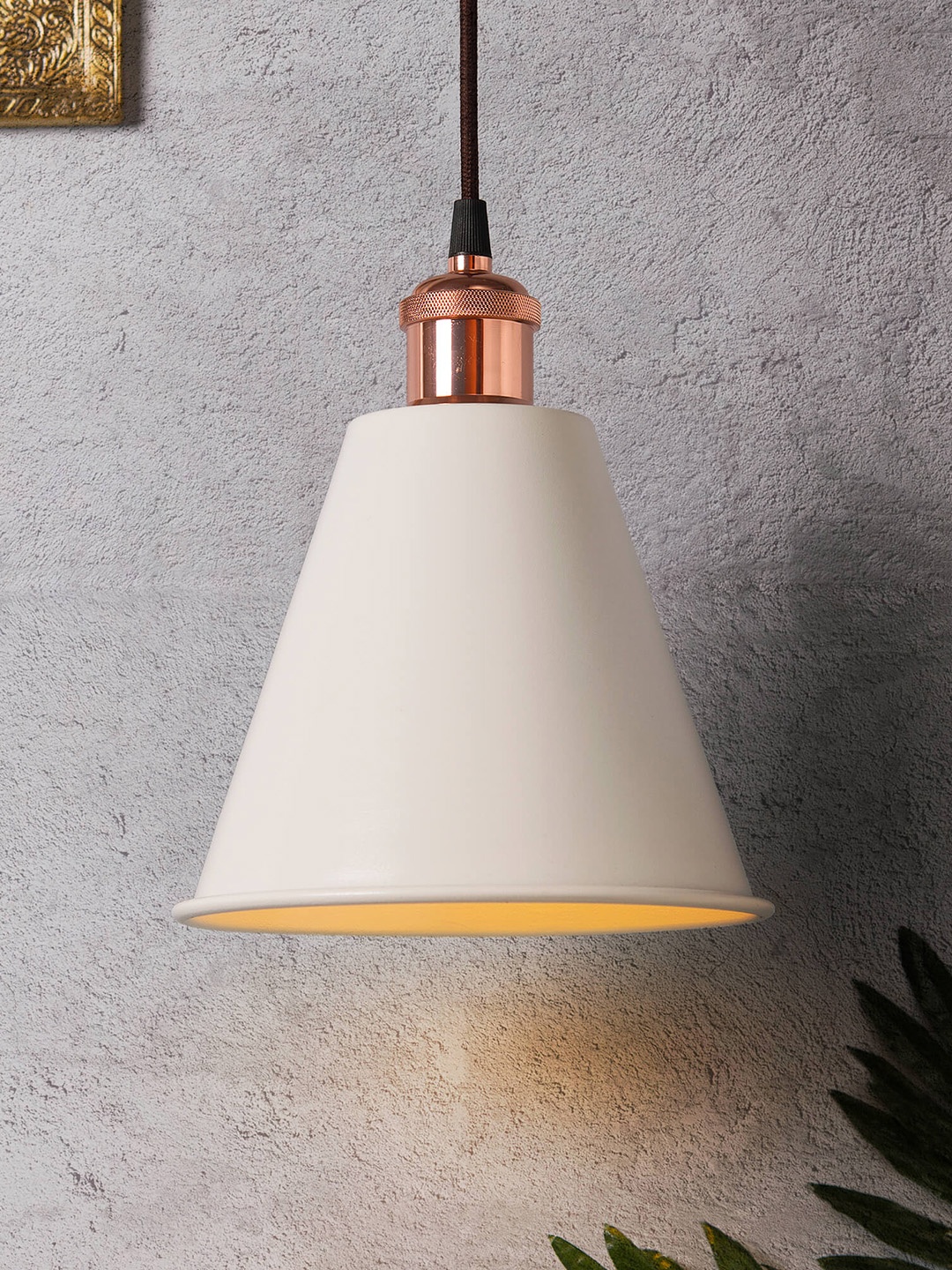 

Homesake White Solid Handcrafted Hanging Light