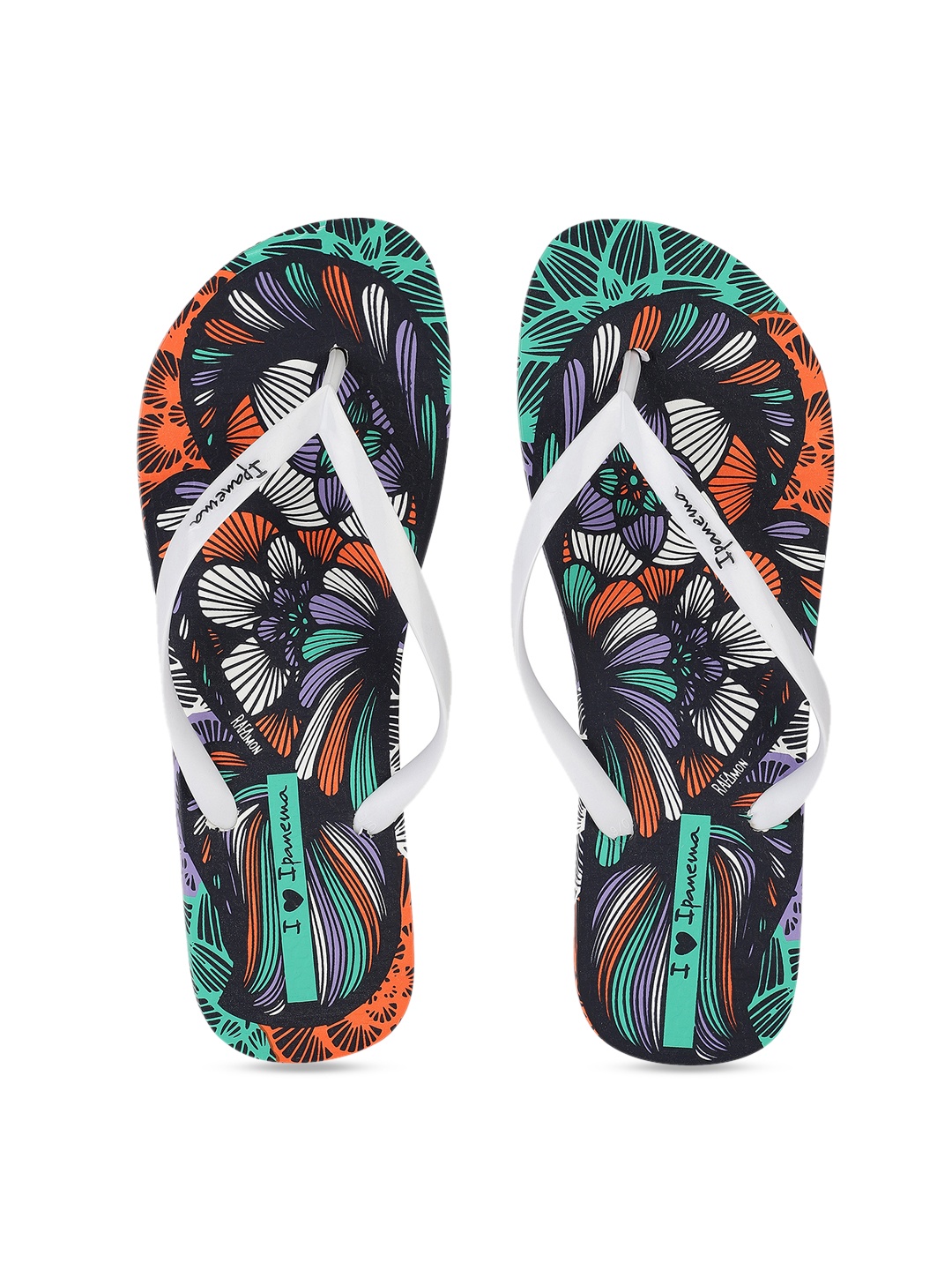 

iPanema Women Multicoloured Printed Thong Flip-Flops, Multi