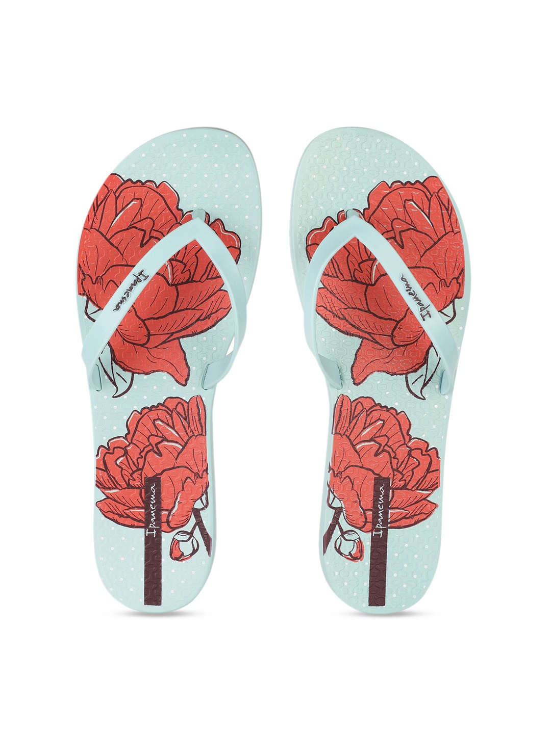 

iPanema Women Blue & Red Printed Thong Flip-Flops