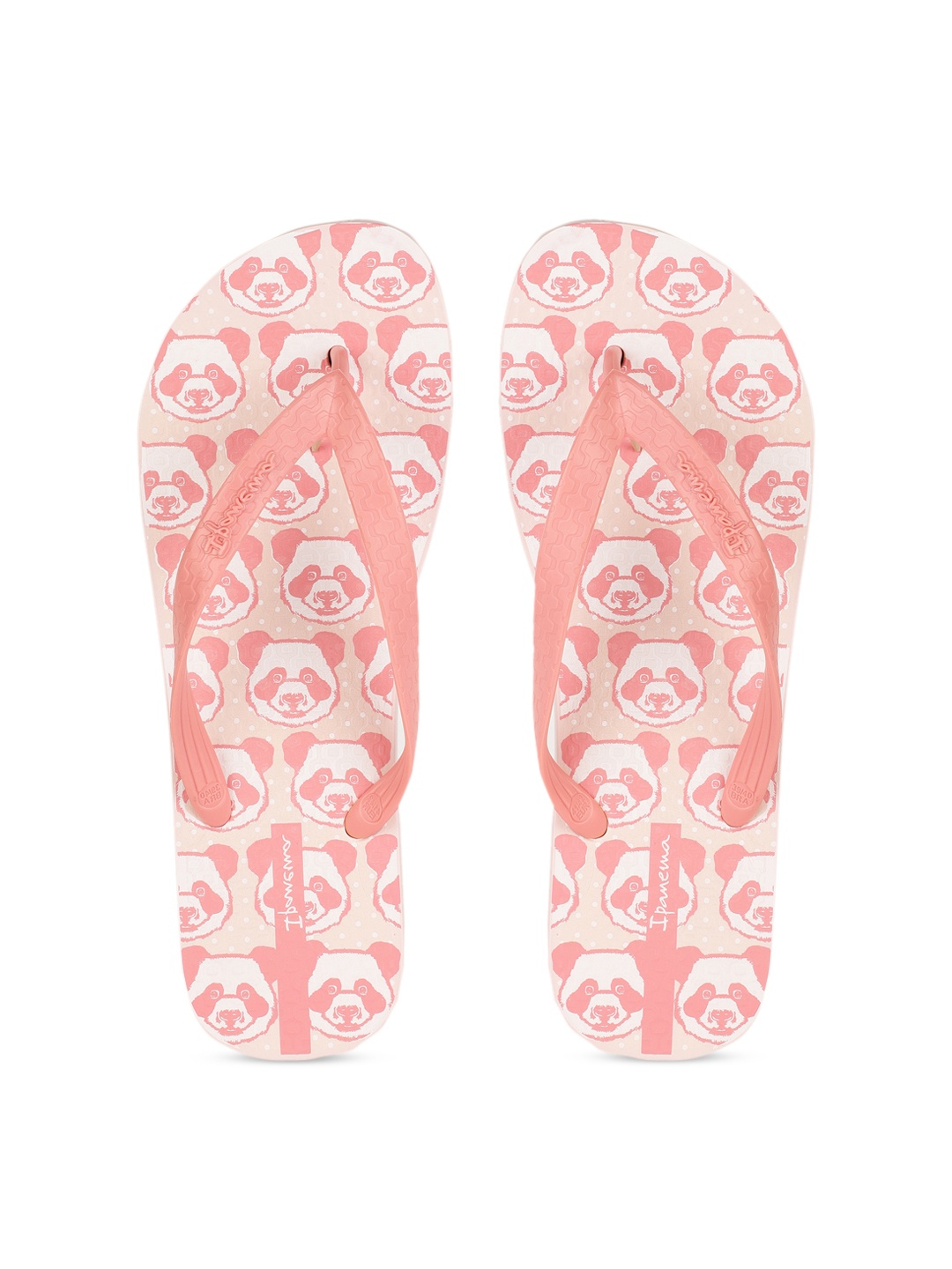 

iPanema Women Peach-Coloured & White Printed Thong Flip-Flops