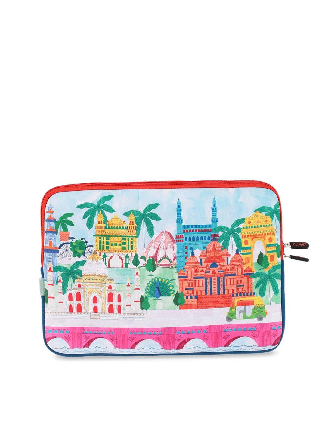 

Chumbak Unisex Multicoloured Printed Laptop Sleeve, Multi