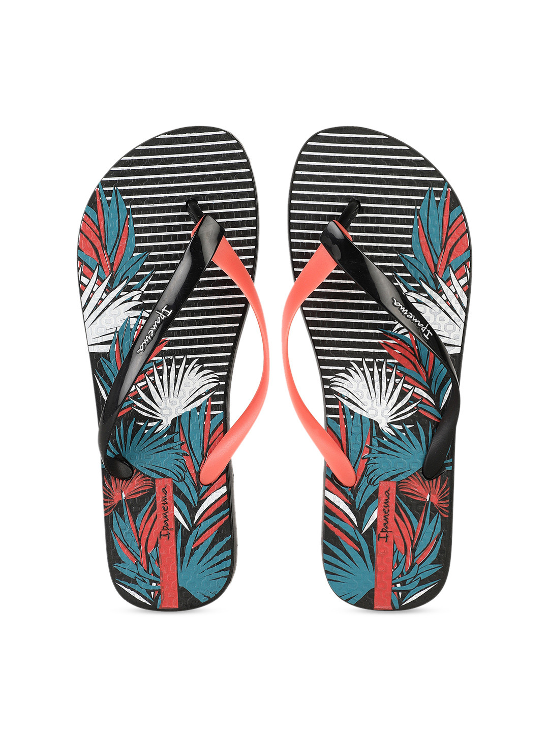 

iPanema Women Black & Blue Printed Thong Flip-Flops
