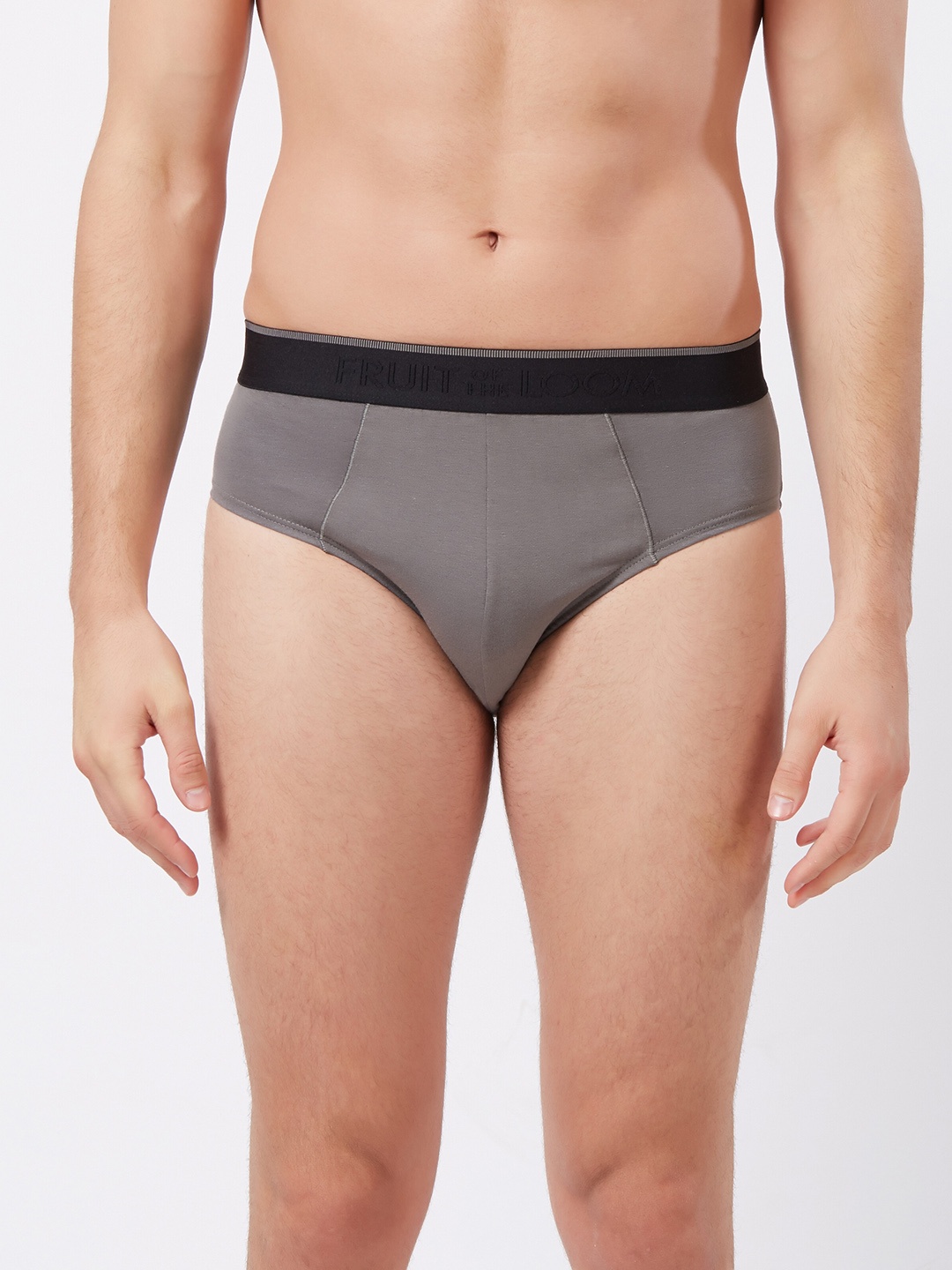 

Fruit of the loom Men Charcoal Grey Solid Hip Briefs MHB09-A1S2