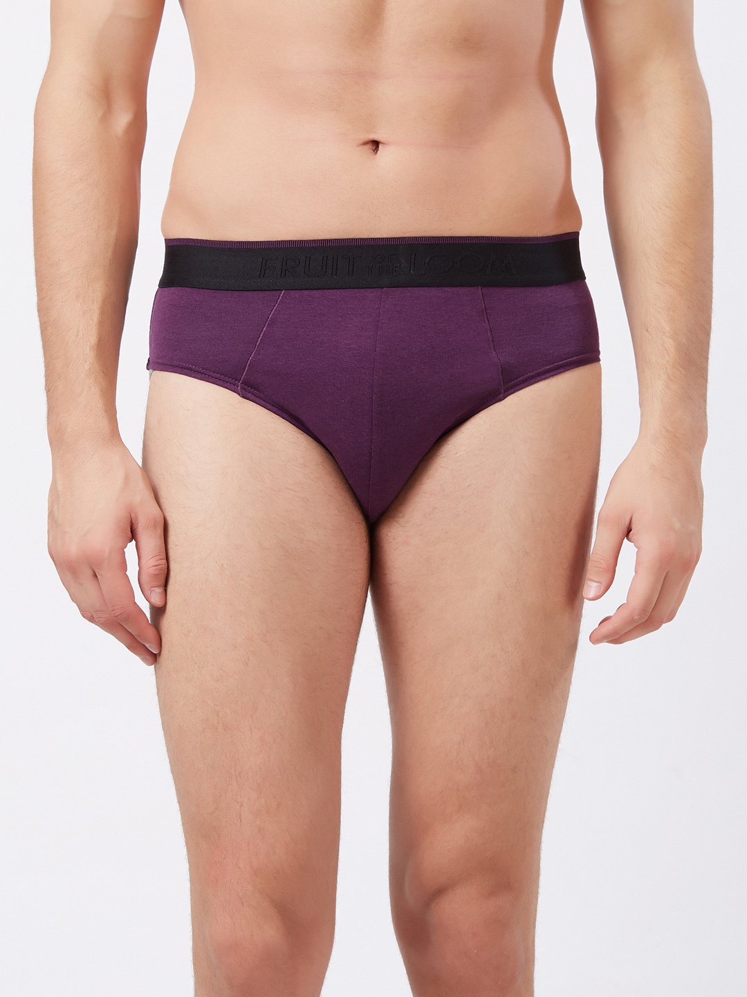 

Fruit of the loom Men Purple Solid Hip Briefs MHB09-A1S3