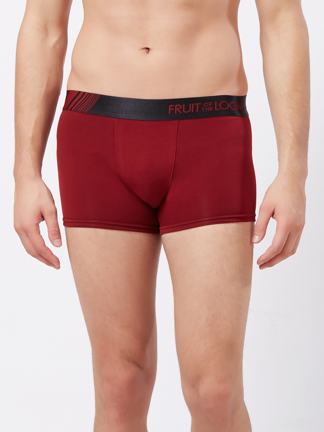 

Fruit of the loom Men Maroon Solid Low-Rise Trunks MTR10-A1S4
