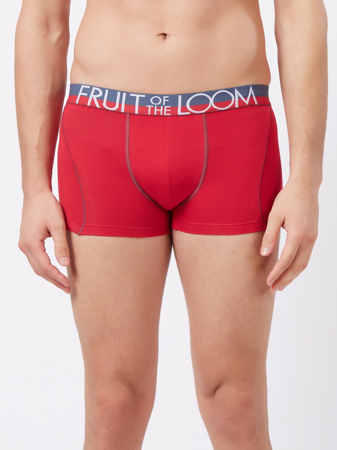 

Fruit of the loom Men Red Solid Trunks MTR11-A1S2
