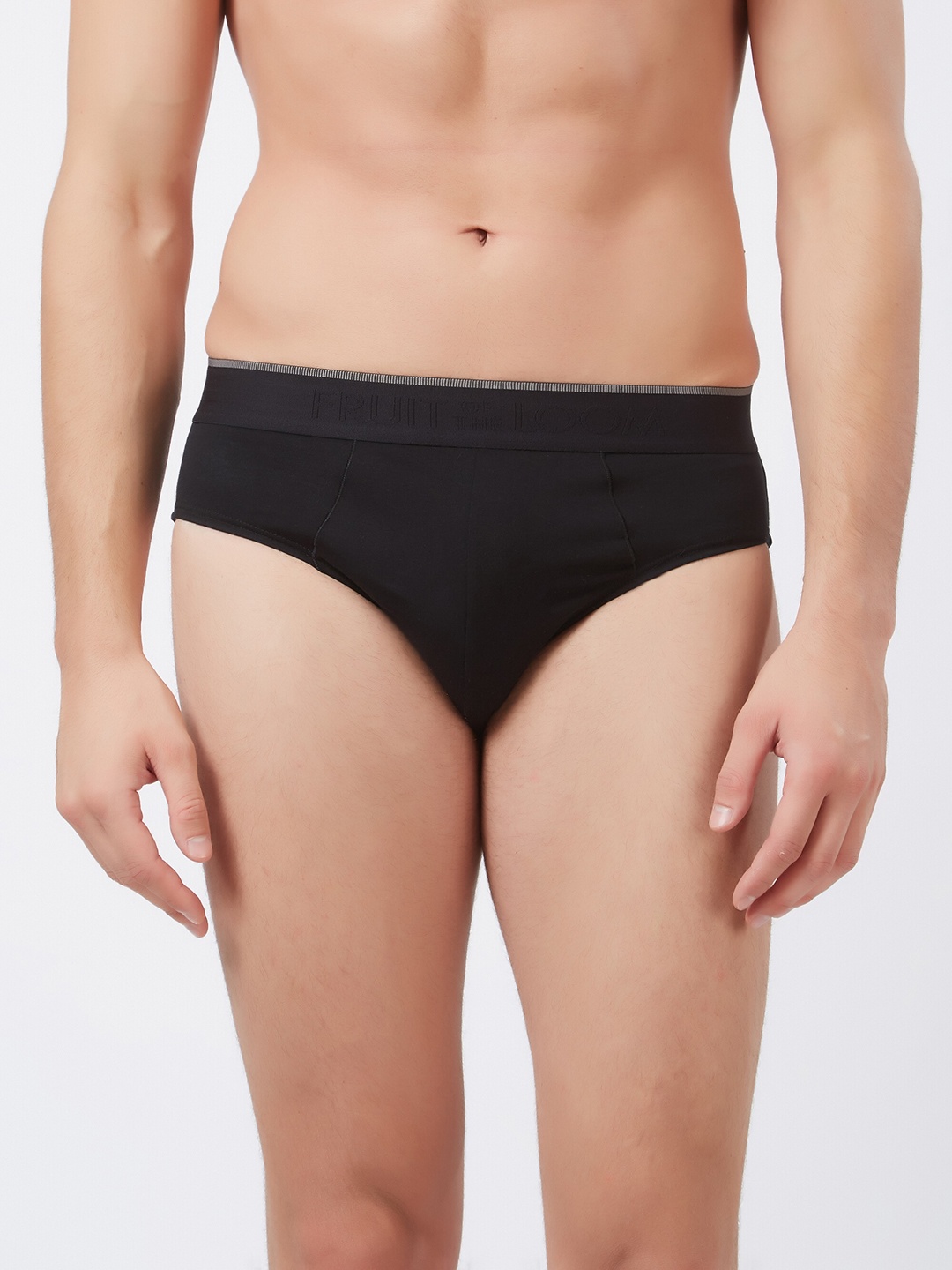 

Fruit of the loom Men Black Solid Hip Briefs MHB09-A1S5