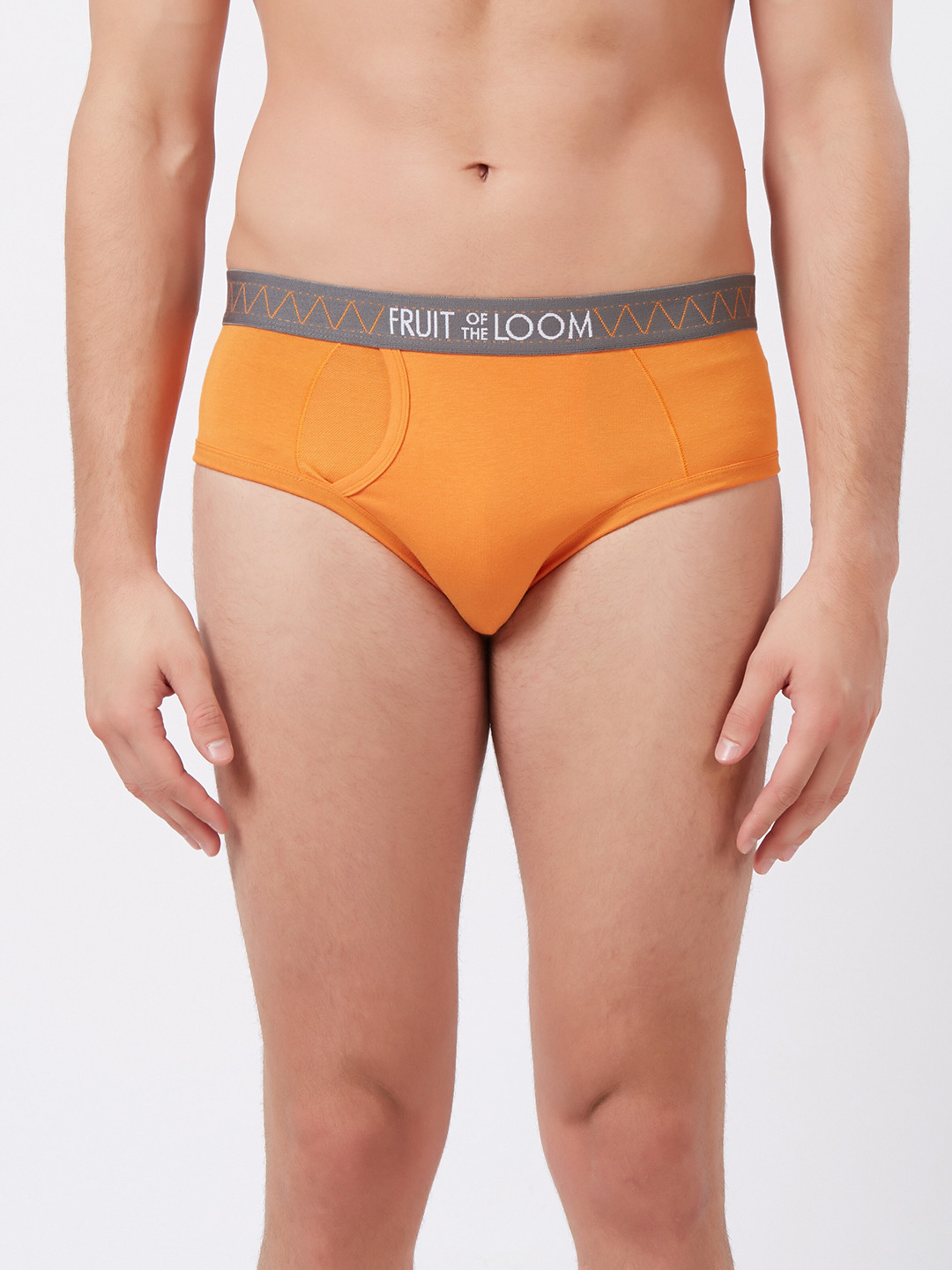 

Fruit of the loom Men Orange Solid Hip Briefs MHB12-A1S3, Yellow