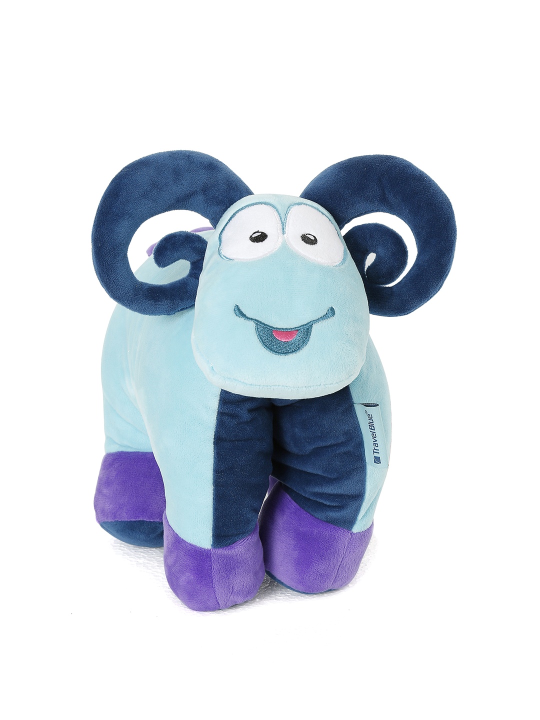 

Travel Blue Kids Blue and Purple Sammy The Ram Travel Neck Pillow