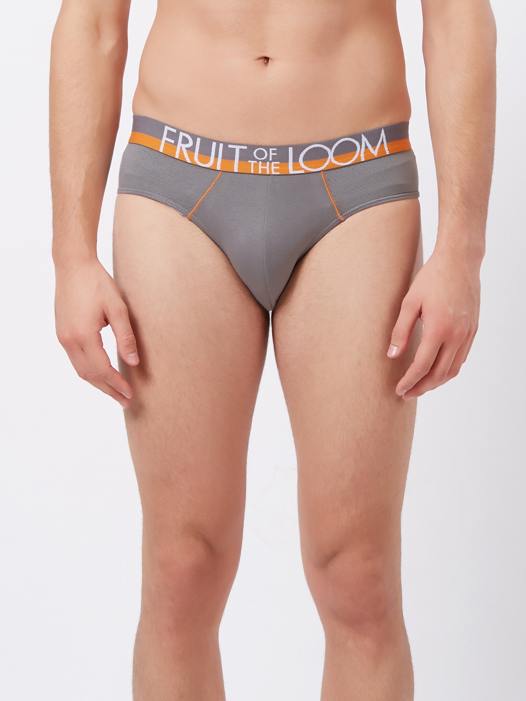

Fruit of the loom Men Grey Solid Hip Briefs MHB11-A1S3