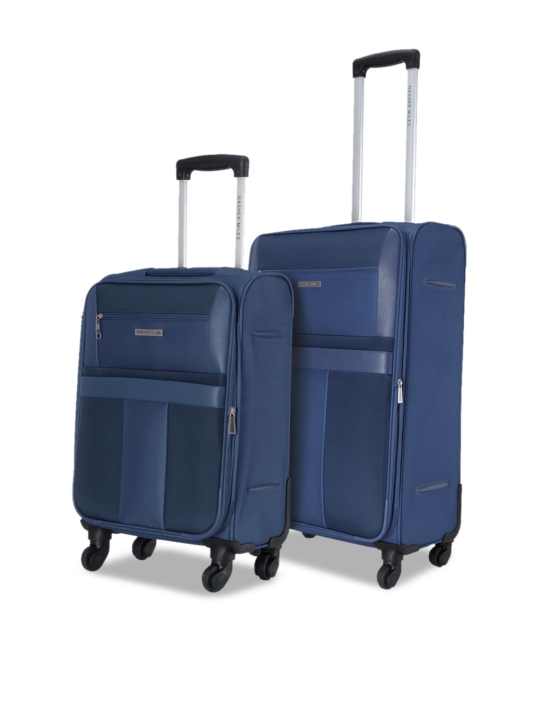 

Nasher Miles Unisex Blue Two-Toned Set of 2 Trolley bags