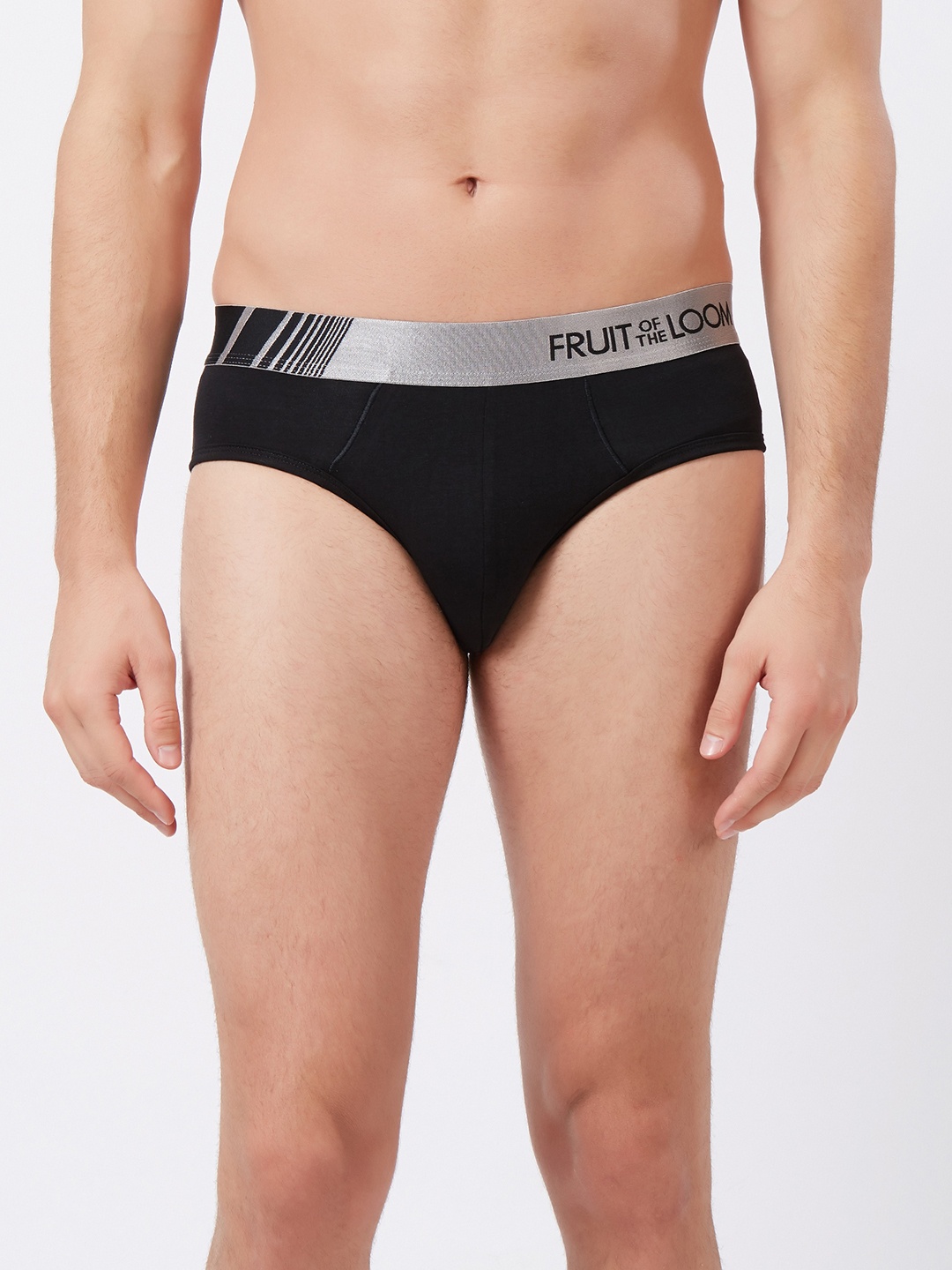 

Fruit of the loom Men Black Solid Hip Briefs MHB10-A1S2