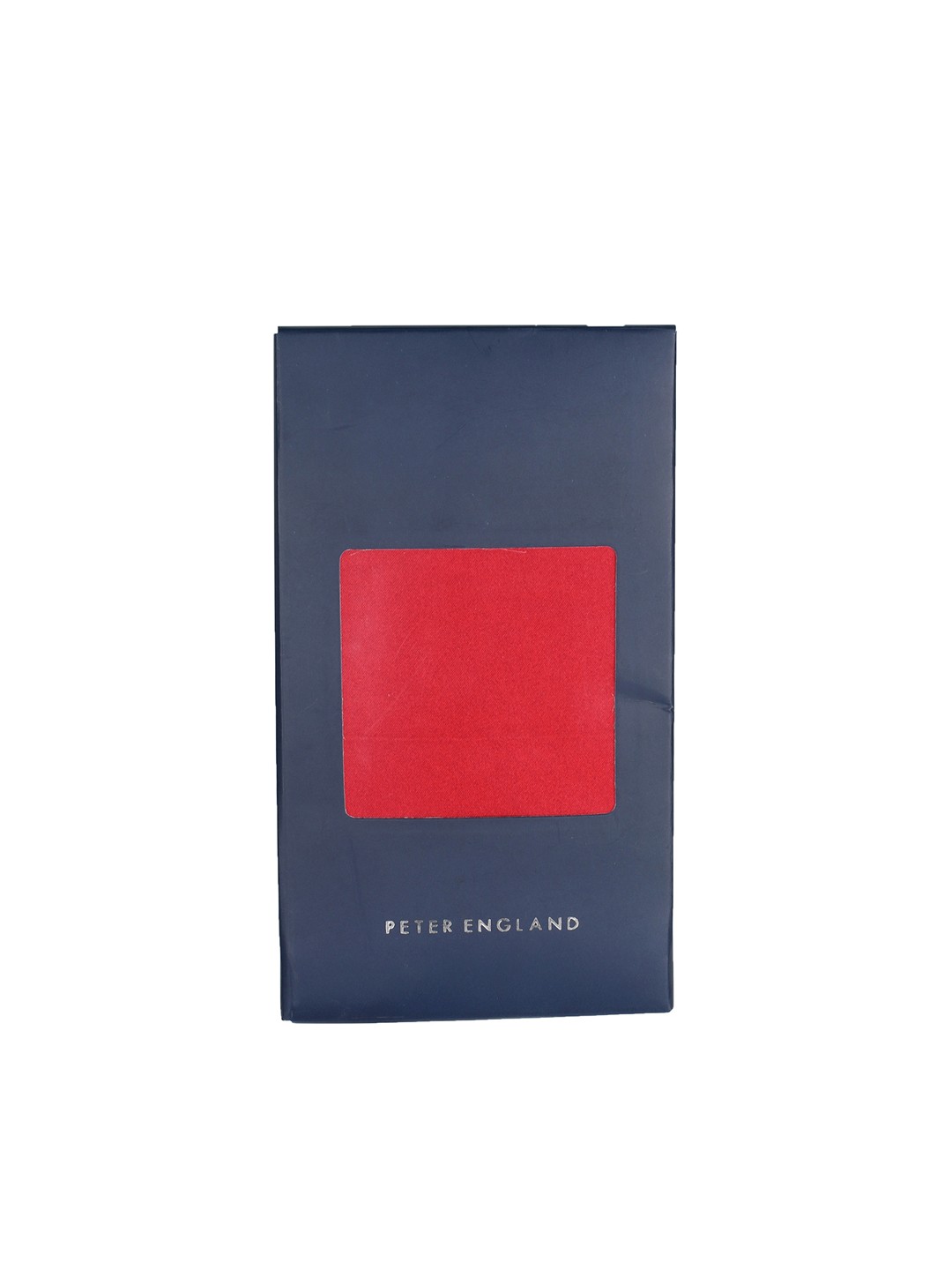 

Peter England Men Red Solid Pocket Square
