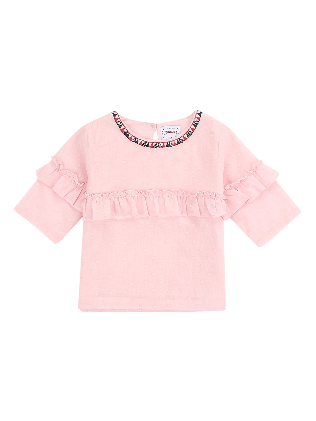 

Donuts Girls Pink Solid Top
