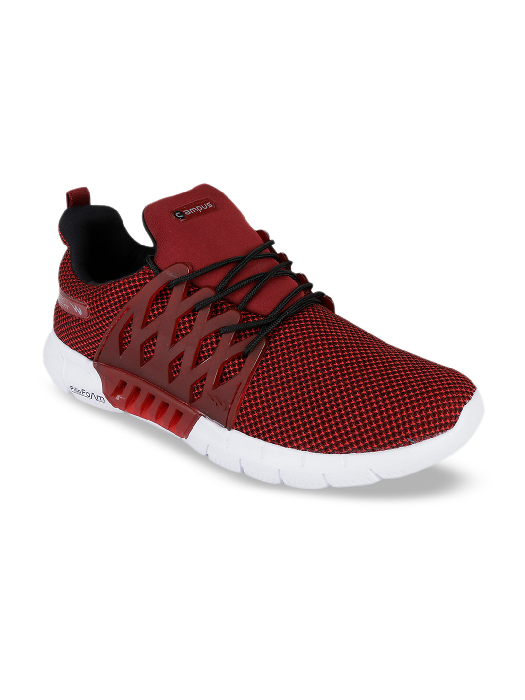 

Campus Men Red Mesh Running Shoes