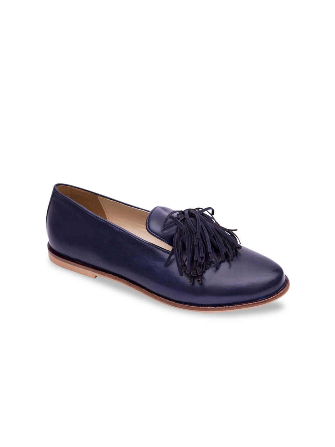 

Chumbak Women Navy Blue Solid Ballerinas
