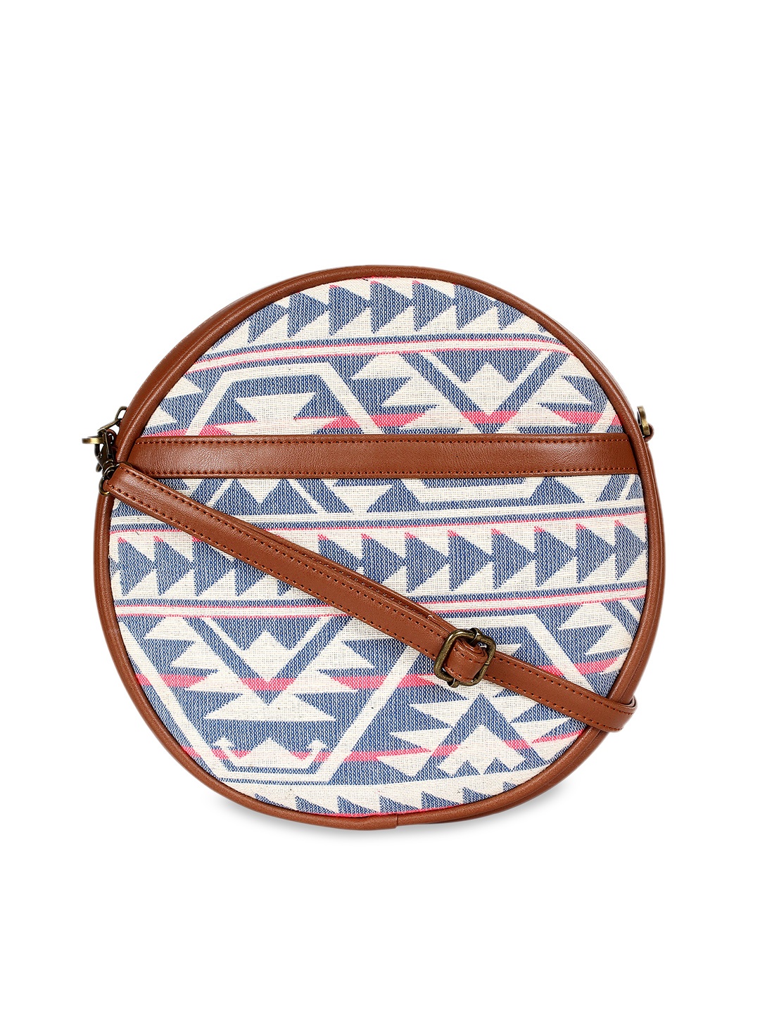 

ZAREGARE Multicoloured Printed Sling Bag, Multi