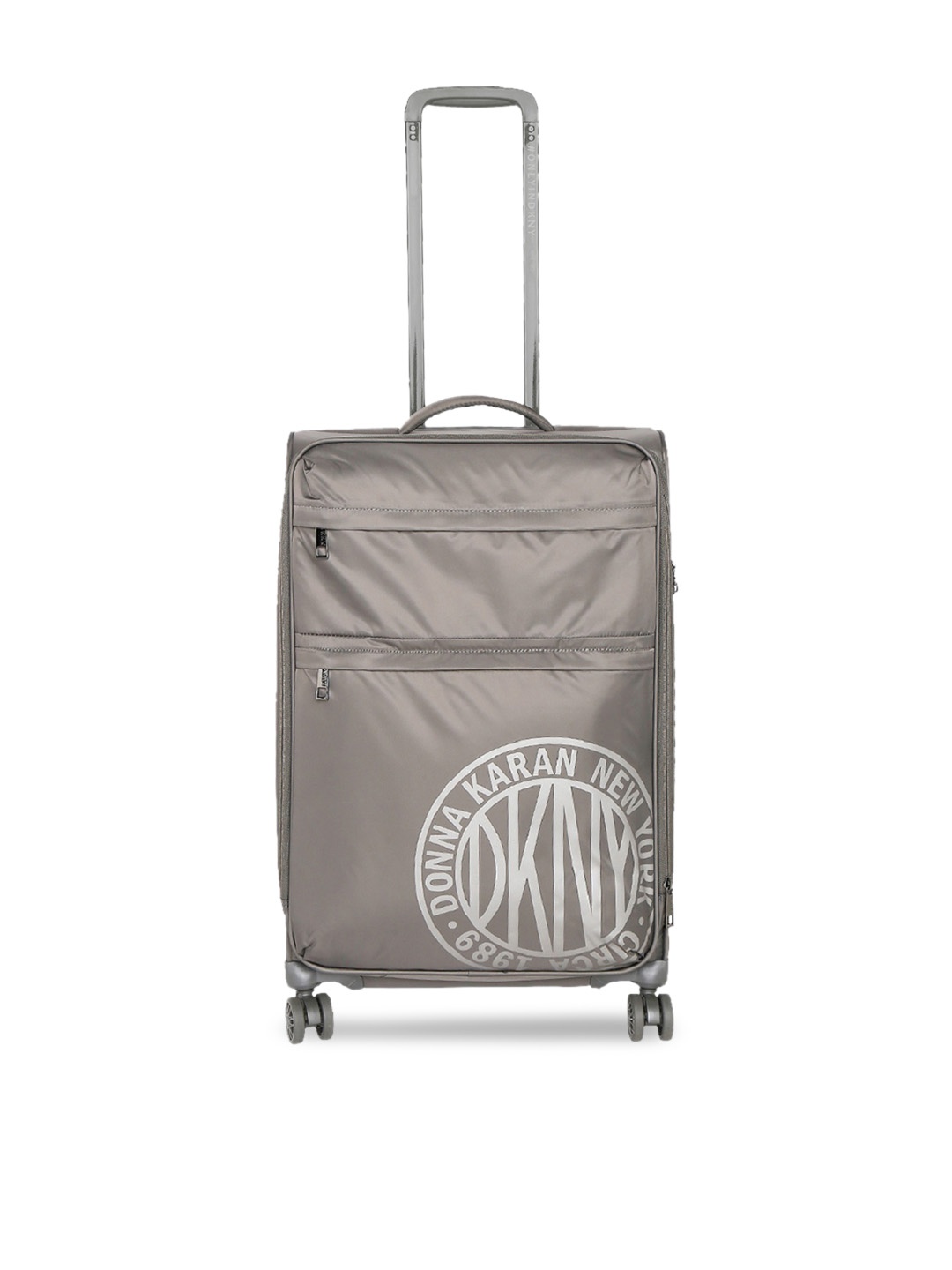 

DKNY Unisex Charcoal Solid Urban Sport Soft-Sided Large Trolley Suitcase